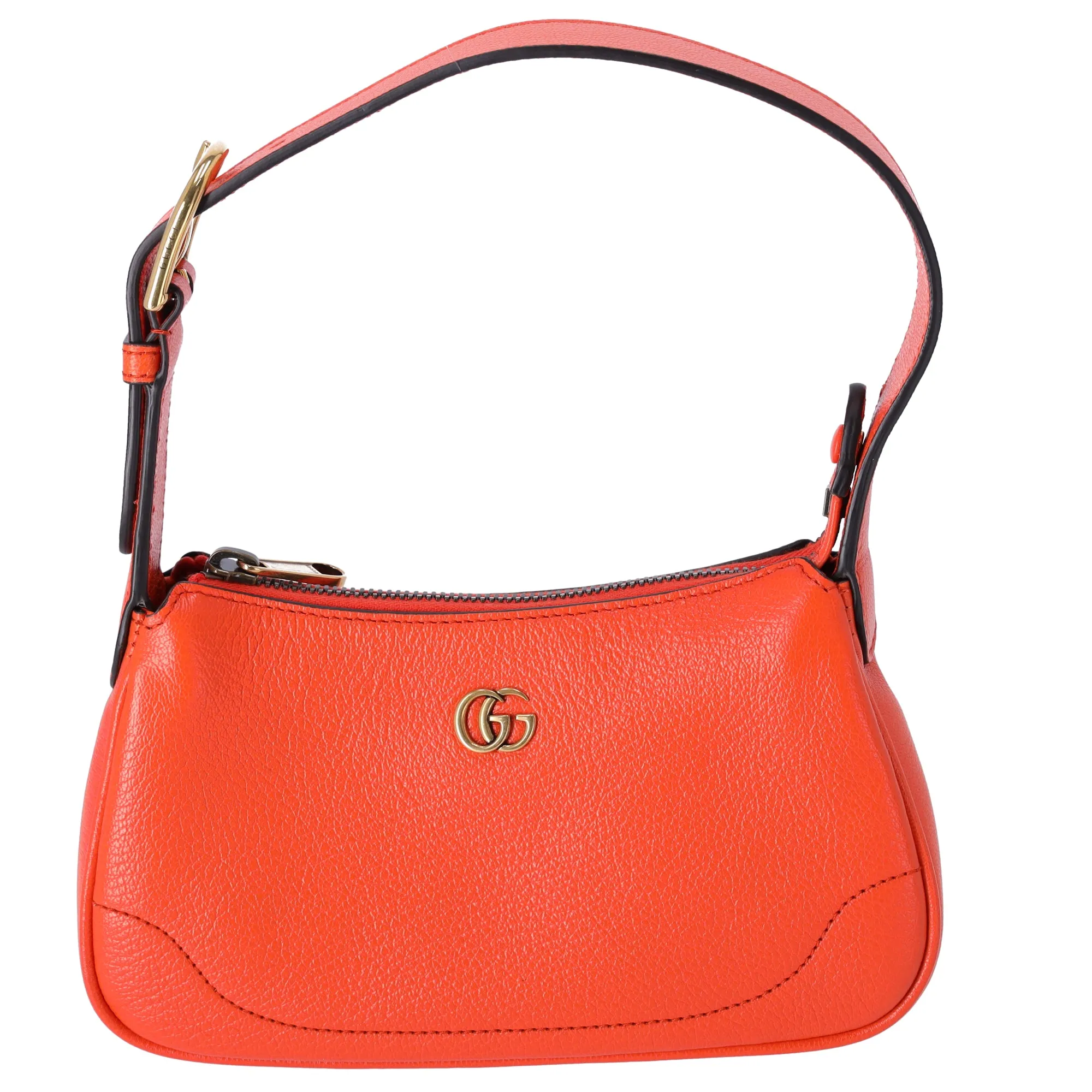 GUCCI Aphrodite Mini Shoulder Bag Handbag 739076 Orange Leather sold by Gaby's Bags