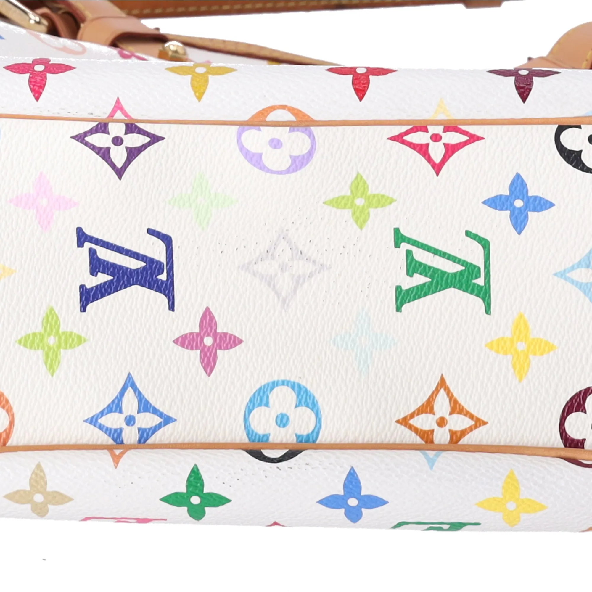 Louis Vuitton x Murakami Greta Hobo Multicolor Monogram M40195 Beige sold by Gaby's Bags product image thumbnail 4