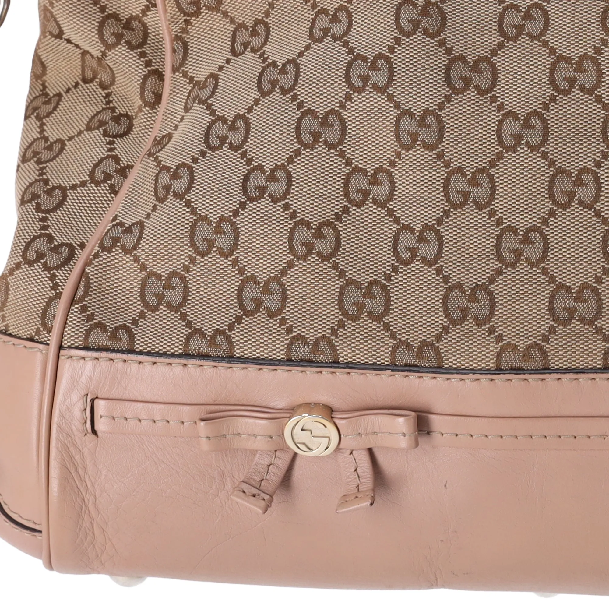 GUCCI Mayfair GG Handbag 269894 Beige Pink Beige Jacquard Leather sold by Gaby's Bags product image thumbnail 2