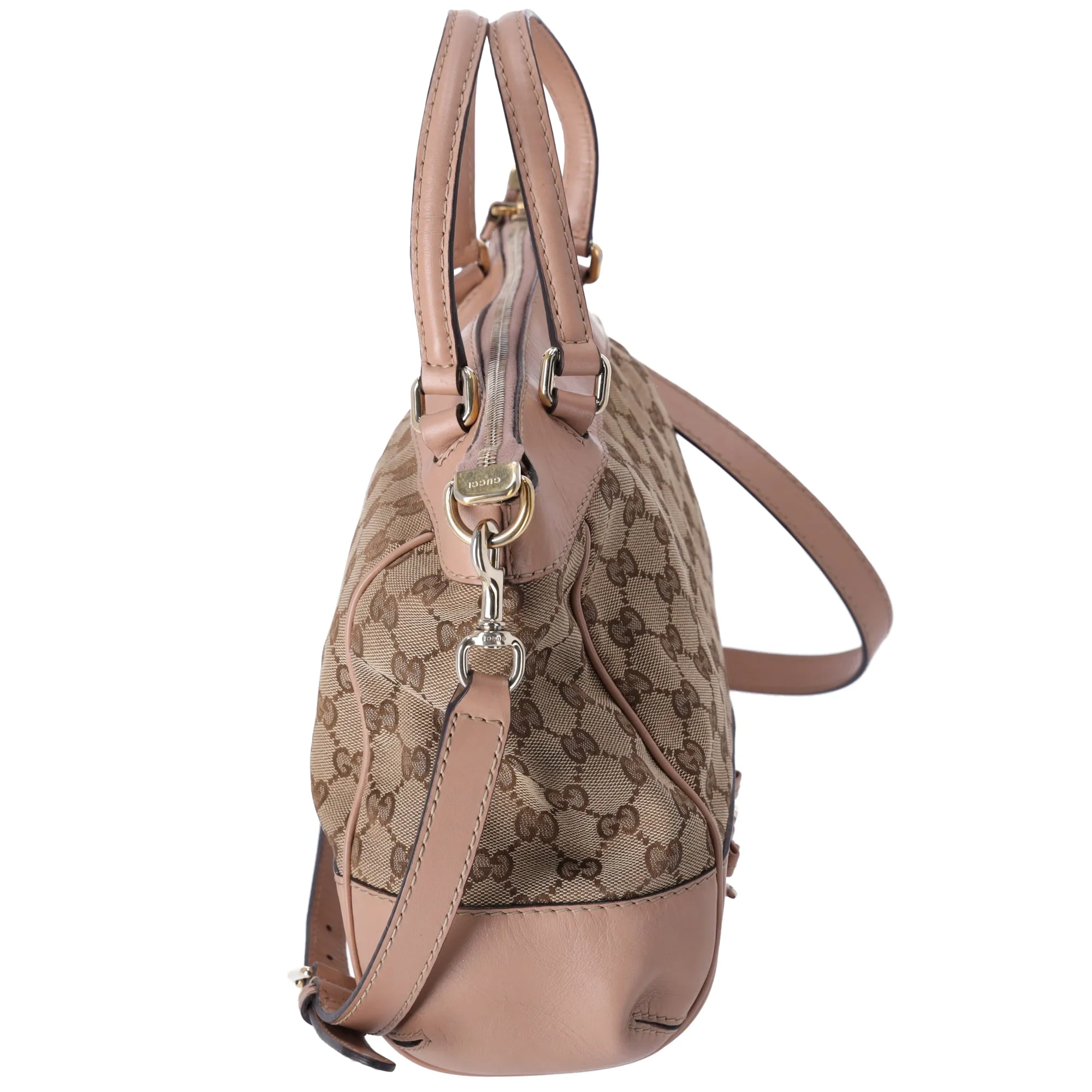 GUCCI Mayfair GG Handbag 269894 Beige Pink Beige Jacquard Leather sold by Gaby's Bags product image thumbnail 3