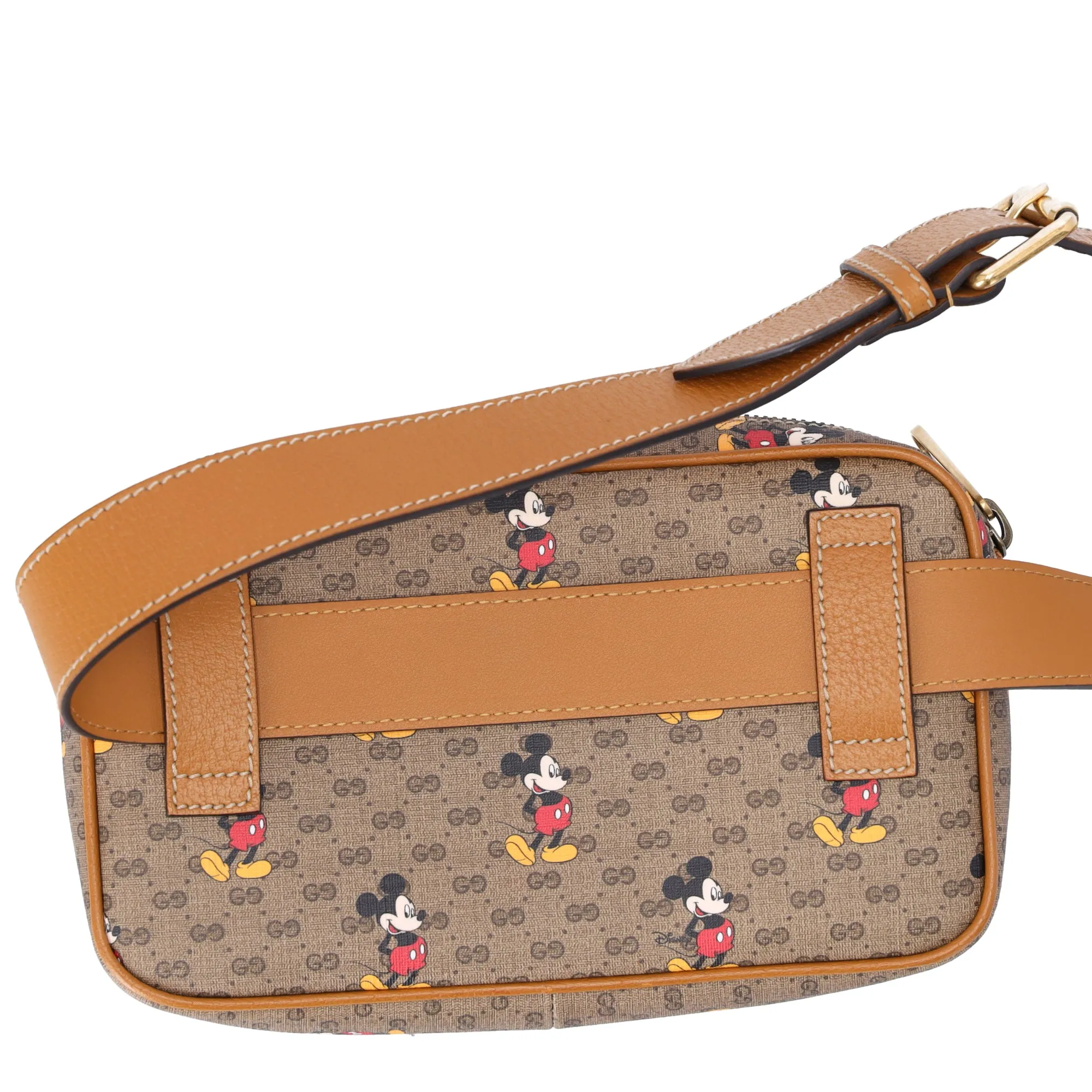 GUCCI Mini GG Supreme Bum Bag 602695 Beige Brown Multi PVC Leather sold by Gaby's Bags product image thumbnail 5