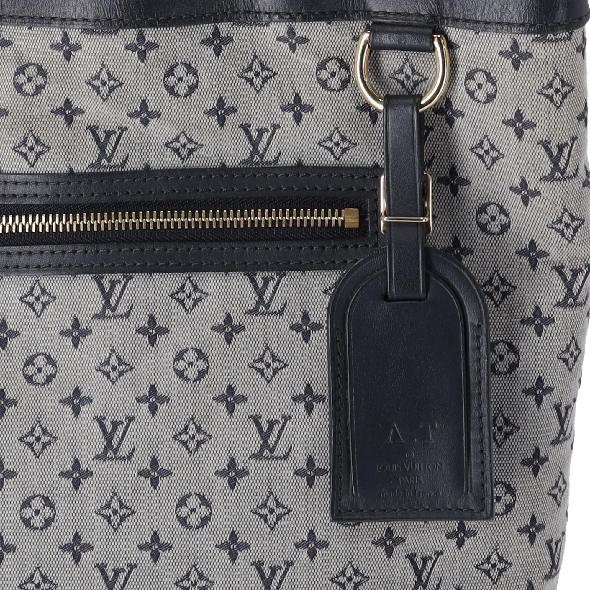 Louis Vuitton Lucile GM Monogram Handbag M92675 Blue Mini Lin Canvas sold by Gaby's Bags product image thumbnail 2