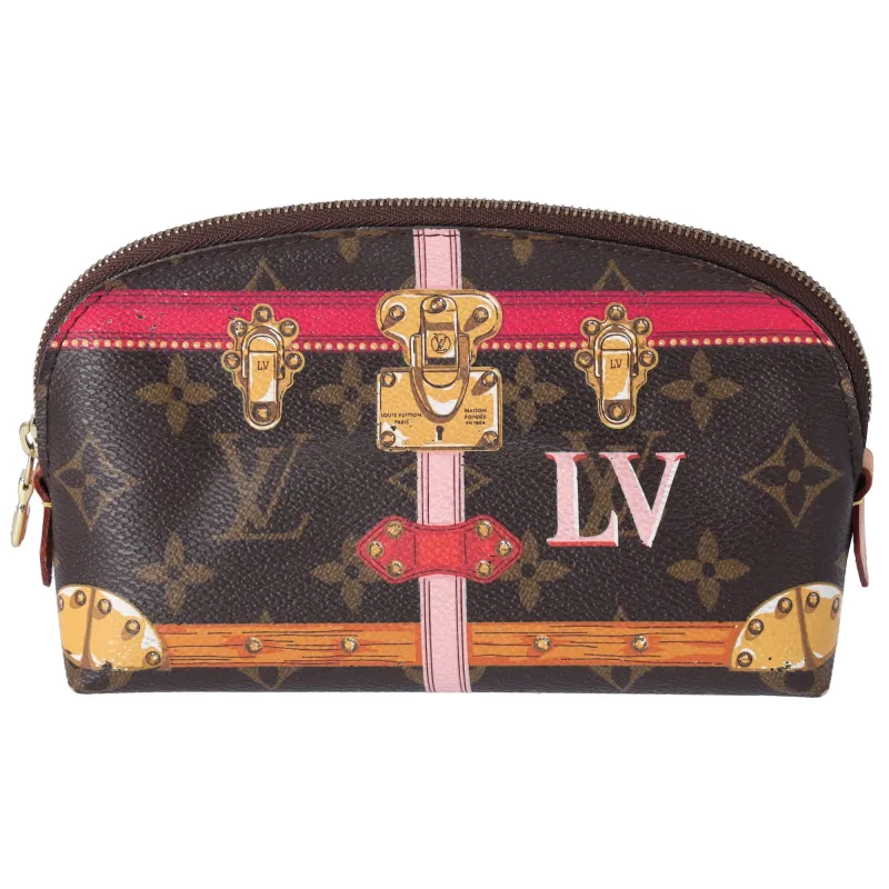 Louis Vuitton Pochette Cosmetic Summer Trunk Monogram Pouch M43615 sold by Gaby's Bags