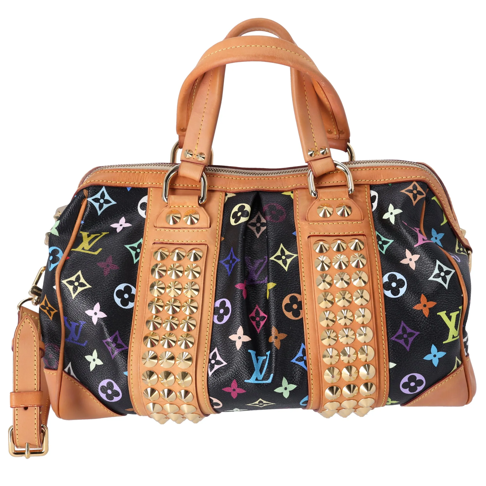 Louis Vuitton x Murakami Courtney MM Monogram Multicolor Handbag M45642 sold by Gaby's Bags