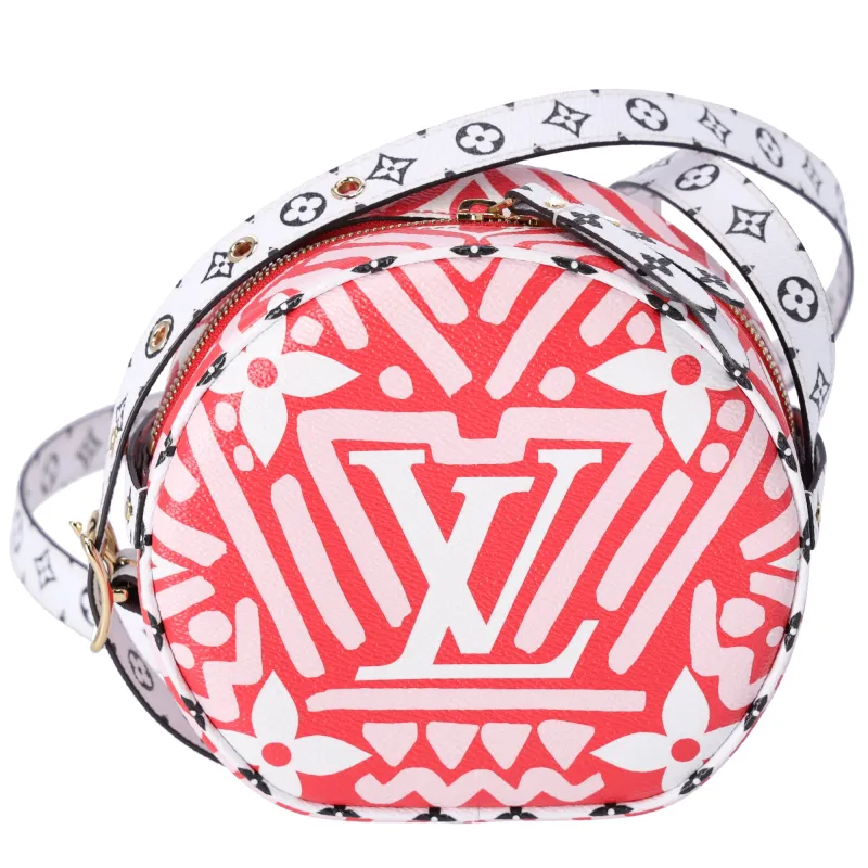 Louis Vuitton Boite Chapeau Souple PM Crossbody Monogram Giant Crafty Bag Pink sold by Gaby's Bags