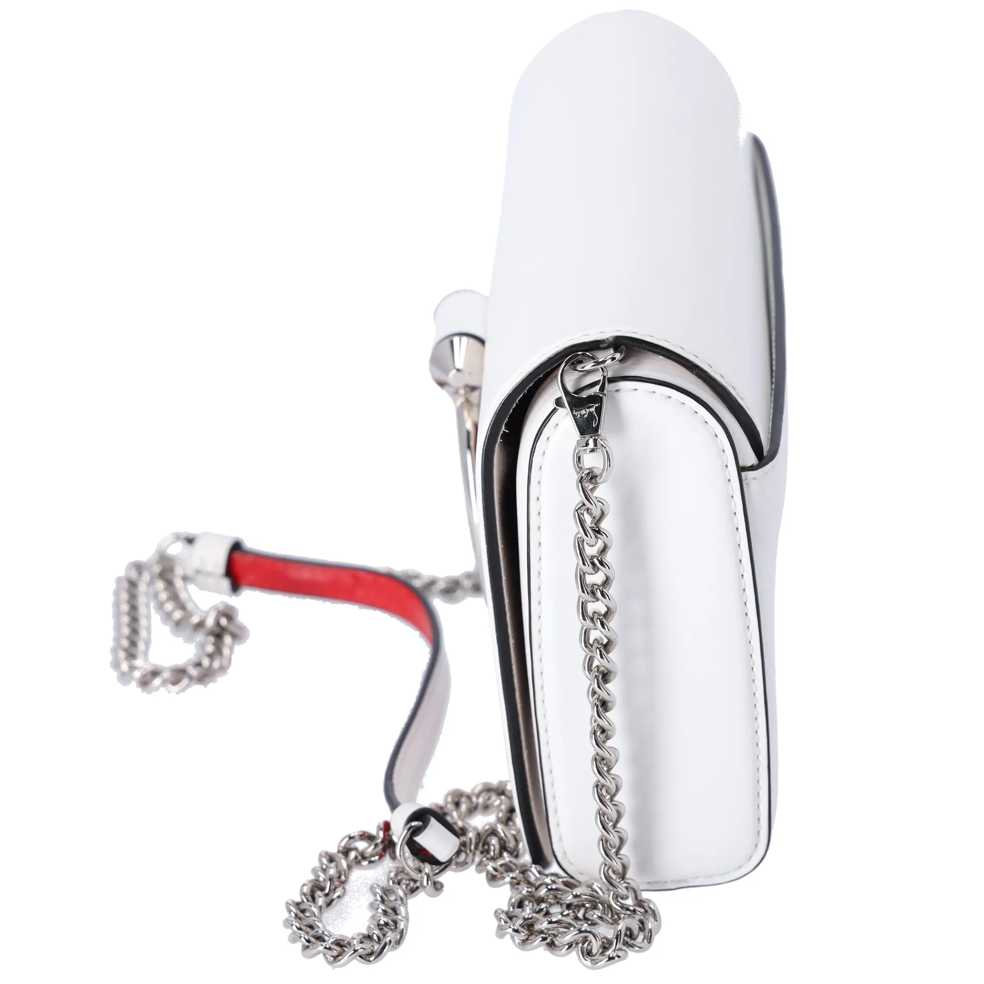 Christian Louboutin Rubylou Shoulder Bag White Leather Love sold by Gaby's Bags product image thumbnail 2