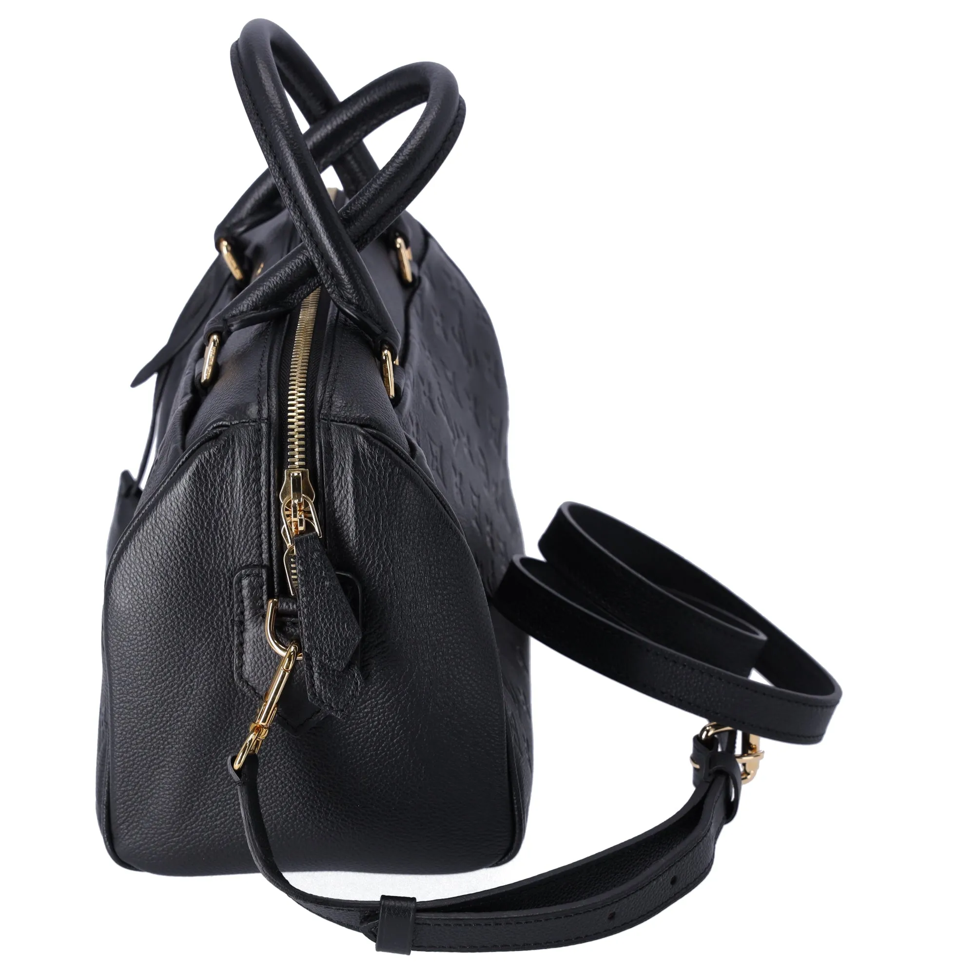 Louis Vuitton Speedy 25 Bandouliere Handbag NM Monogram Empreinte Black sold by Gaby's Bags product image thumbnail 2