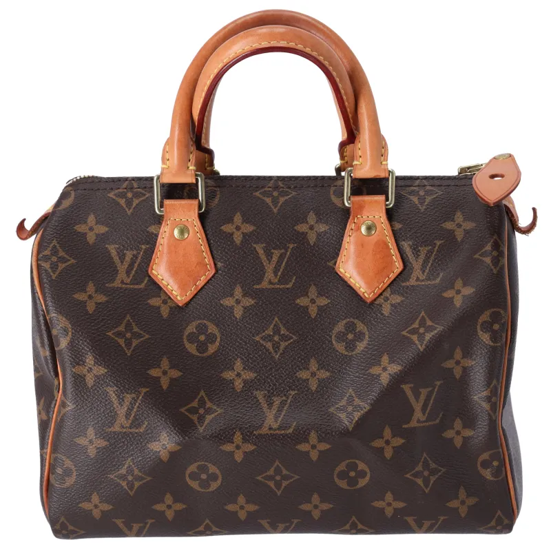 Louis Vuitton Speedy 25 Monogram Handbag M41109 Canvas sold by Gaby's Bags