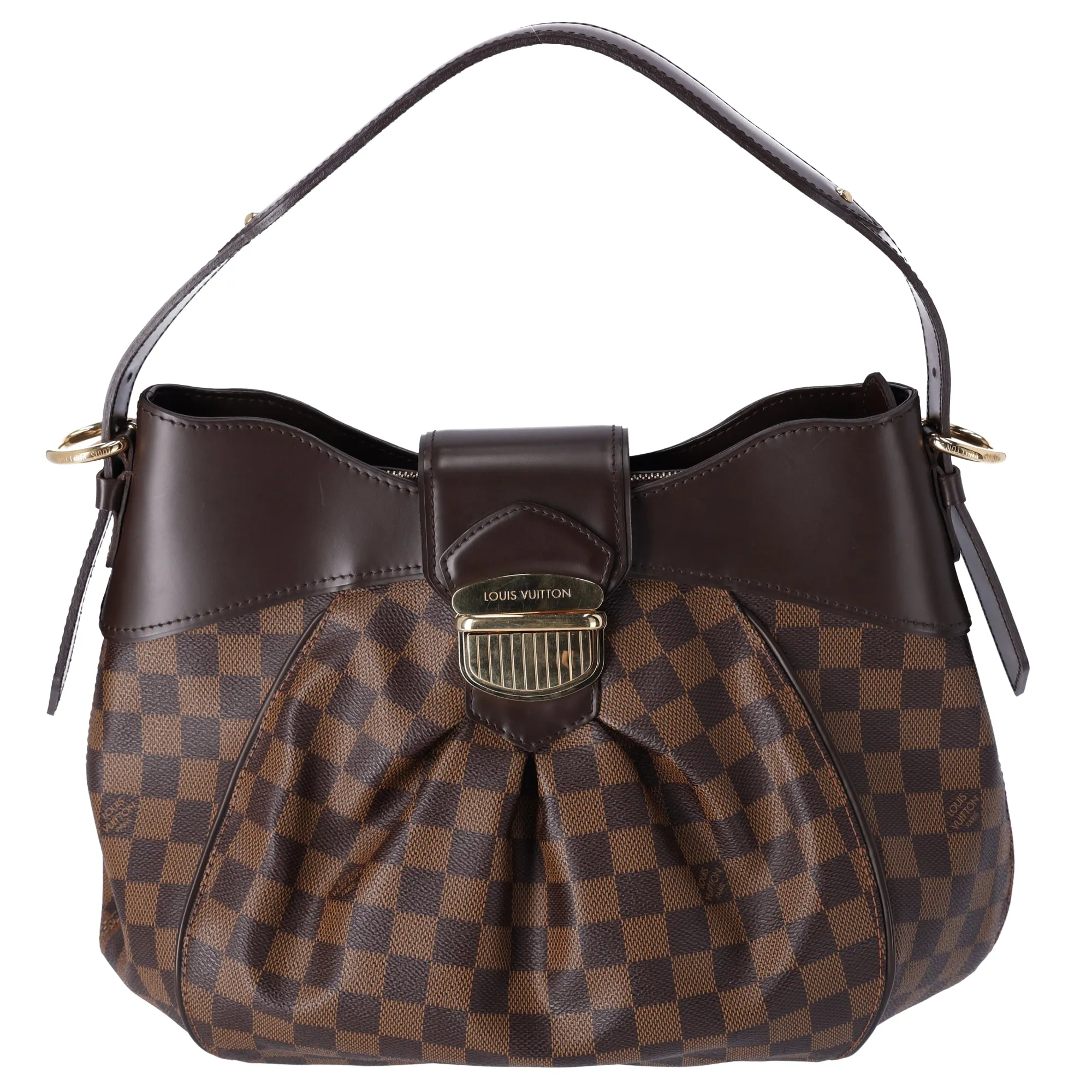Louis Vuitton Sistina MM Shoulder Bag N41541 Ebene Damier Canvas sold by Gaby's Bags