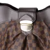 Louis Vuitton Sistina MM Shoulder Bag N41541 Ebene Damier Canvas sold by Gaby's Bags