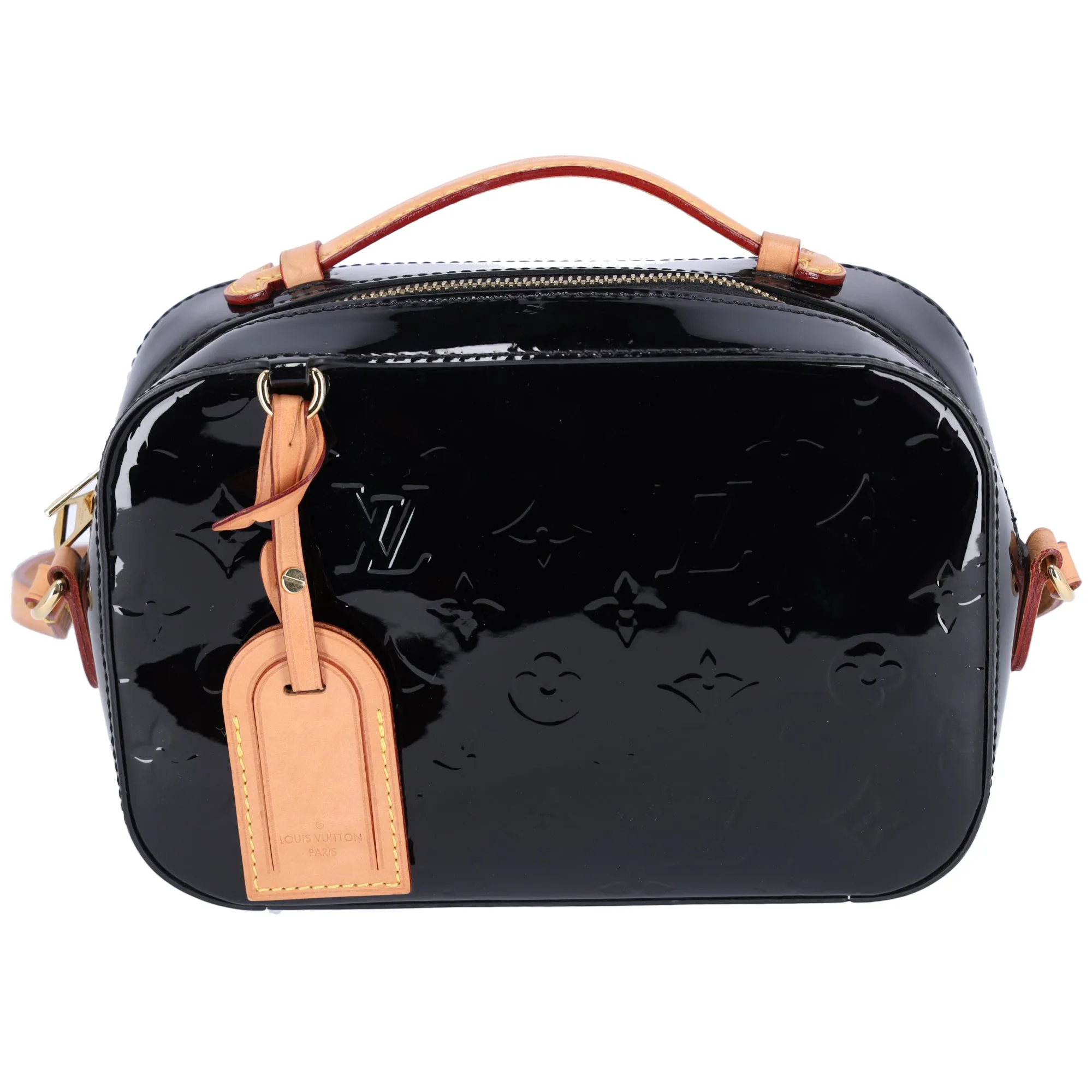 Louis Vuitton Santa Monica Monogram Vernis Shoulder Bag M90370 Noir Vernis sold by Gaby's Bags
