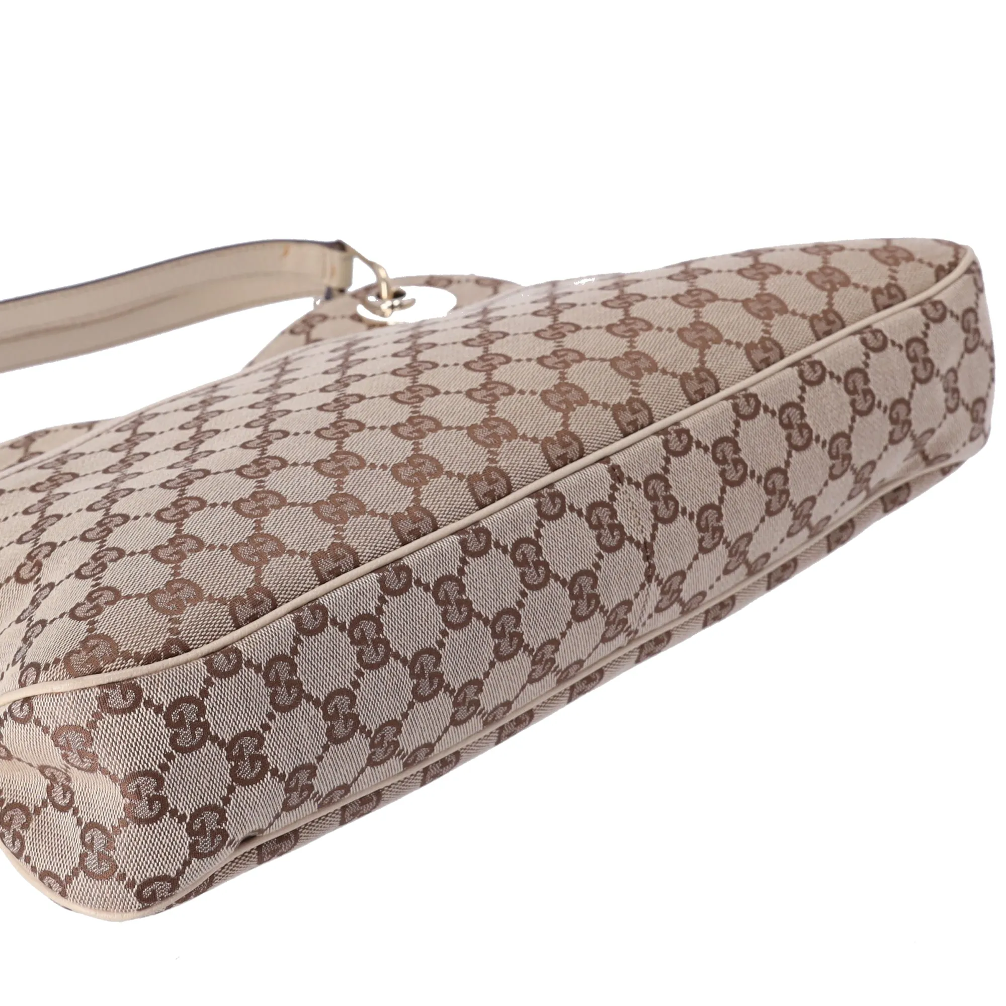 GUCCI GG Eclipse Tote Bag 121023 Beige Cream Jacquard Leather sold by Gaby's Bags product image thumbnail 4