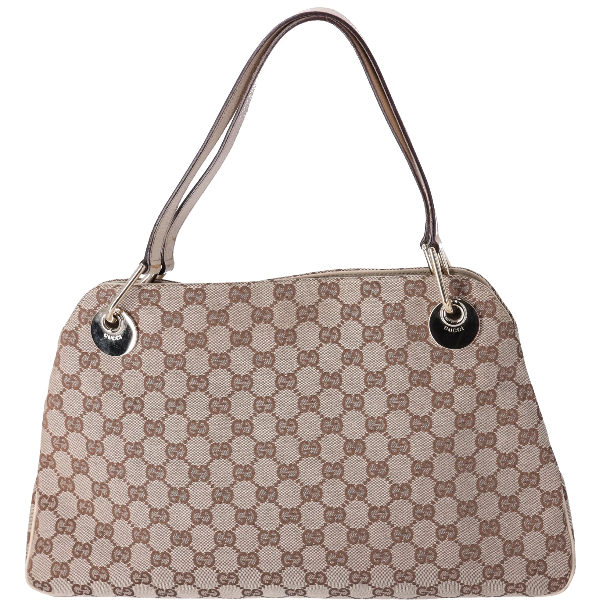 GUCCI GG Eclipse Tote Bag 121023 Beige Cream Jacquard Leather sold by Gaby's Bags product image thumbnail 3