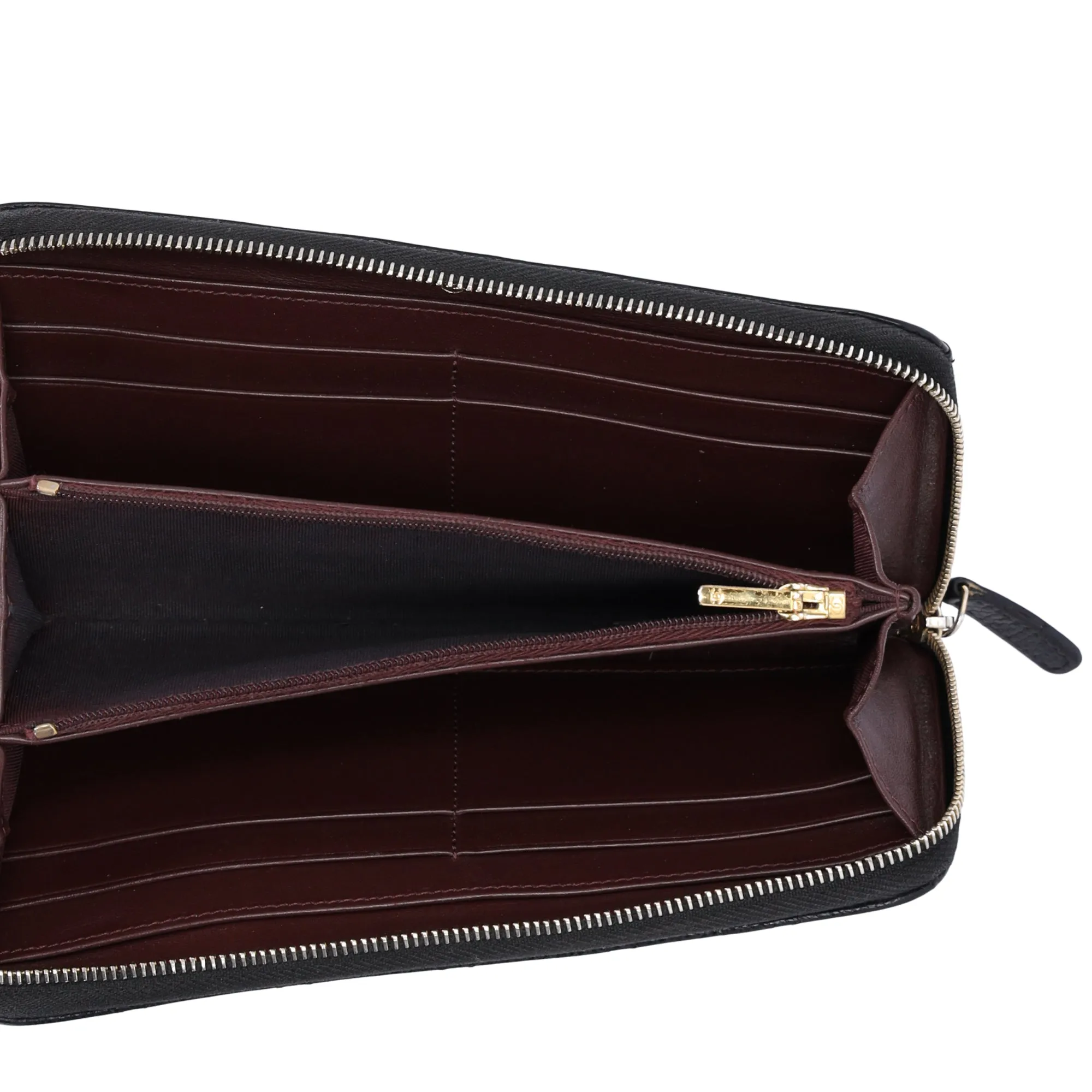 CHANEL Matelasse Long Zippy Wallet AP0242 Black Caviar Leather sold by Gaby's Bags product image thumbnail 5