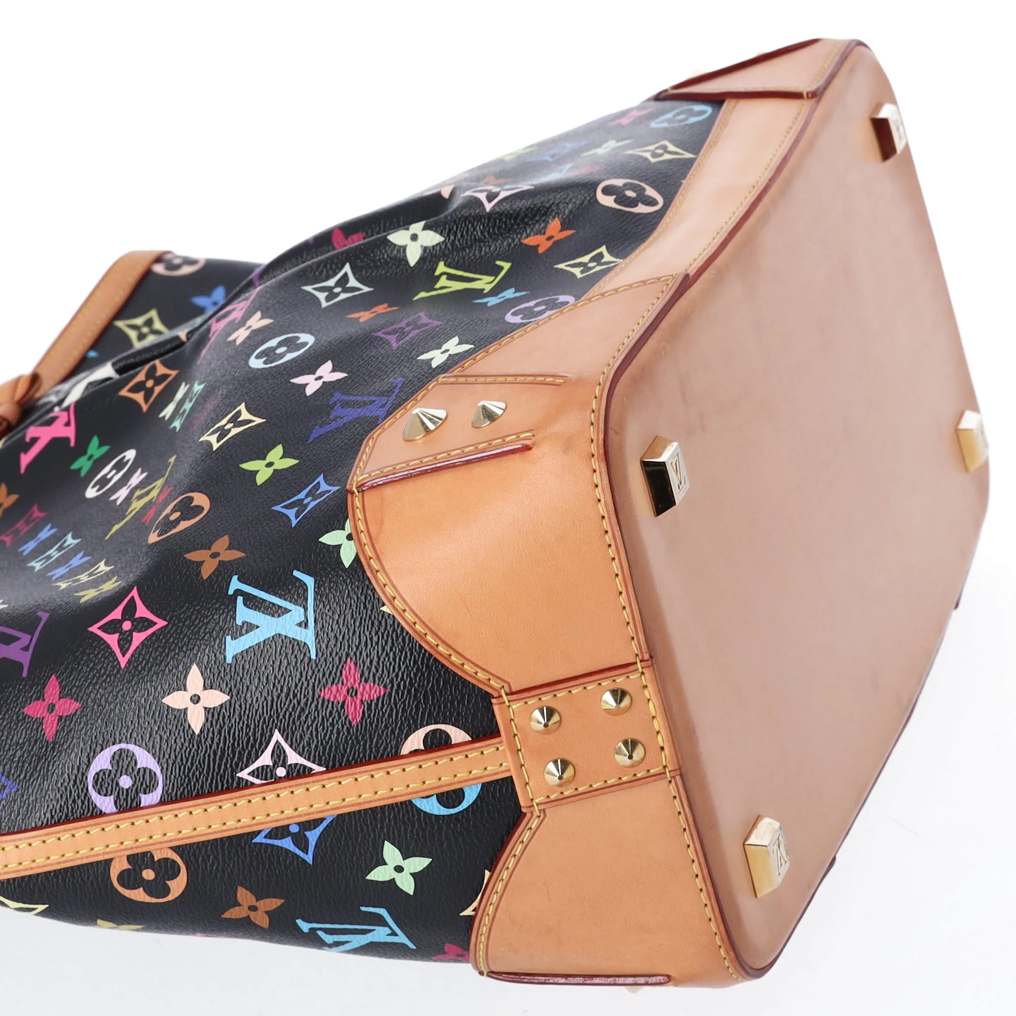 Louis Vuitton x Murakami Charlene GM Monogram Multicolor Tote Black sold by Gaby's Bags product image thumbnail 5