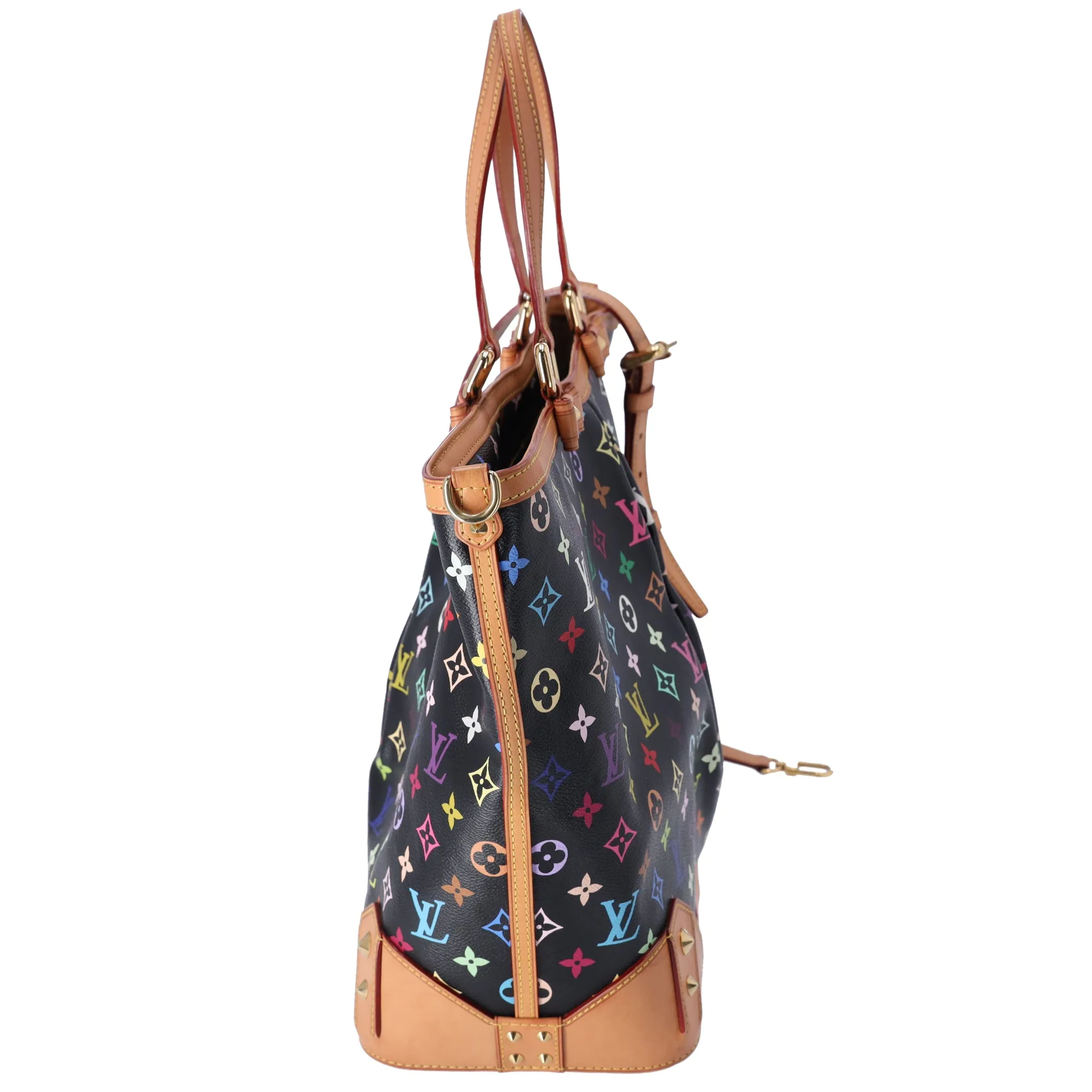 Louis Vuitton x Murakami Charlene GM Monogram Multicolor Tote Black sold by Gaby's Bags product image thumbnail 2