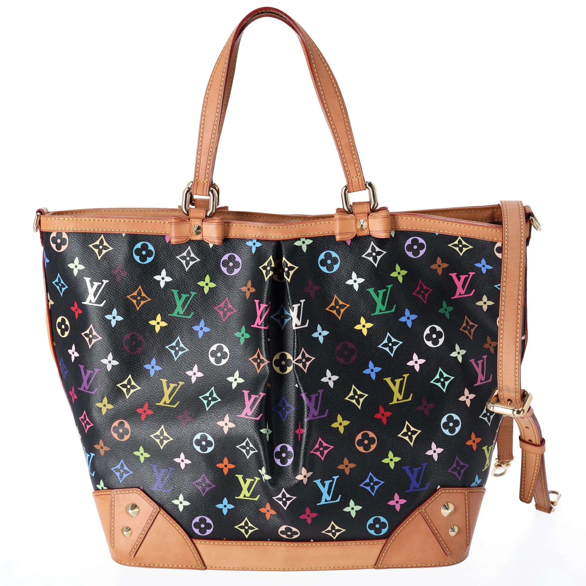 Louis Vuitton x Murakami Charlene GM Monogram Multicolor Tote Black sold by Gaby's Bags product image thumbnail 3