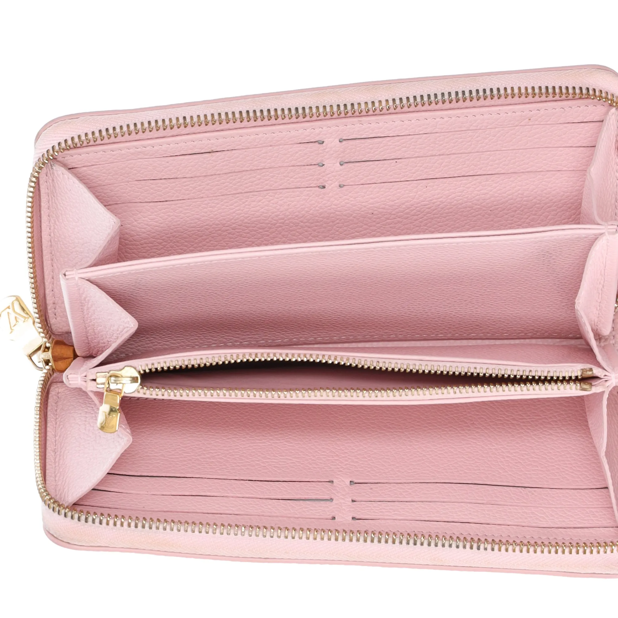 Louis Vuitton Zippy Wallet Monogram Empreinte Broderie M81138 Pink sold by Gaby's Bags product image thumbnail 4