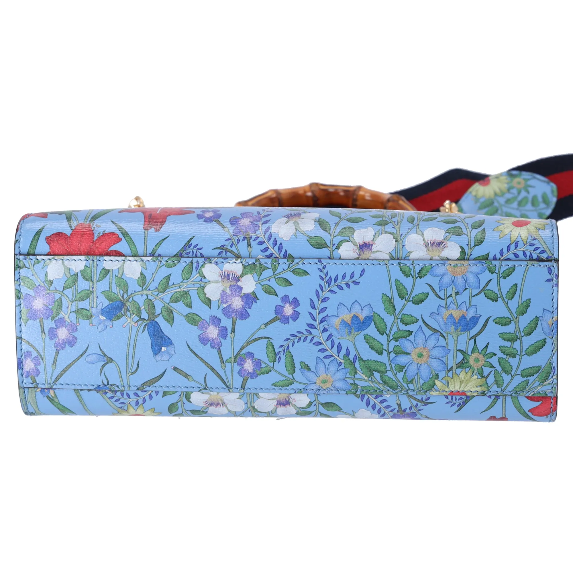 Gucci Nimfair Flora Azure Floral Handbag Handbag Flower Bamboo sold by Gaby's Bags product image thumbnail 5