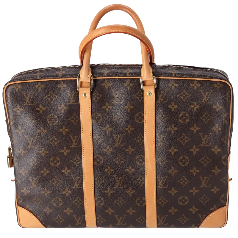 Louis Vuitton Porte Documents Voyage Monogram Business Bag M53361 sold by Gaby's Bags