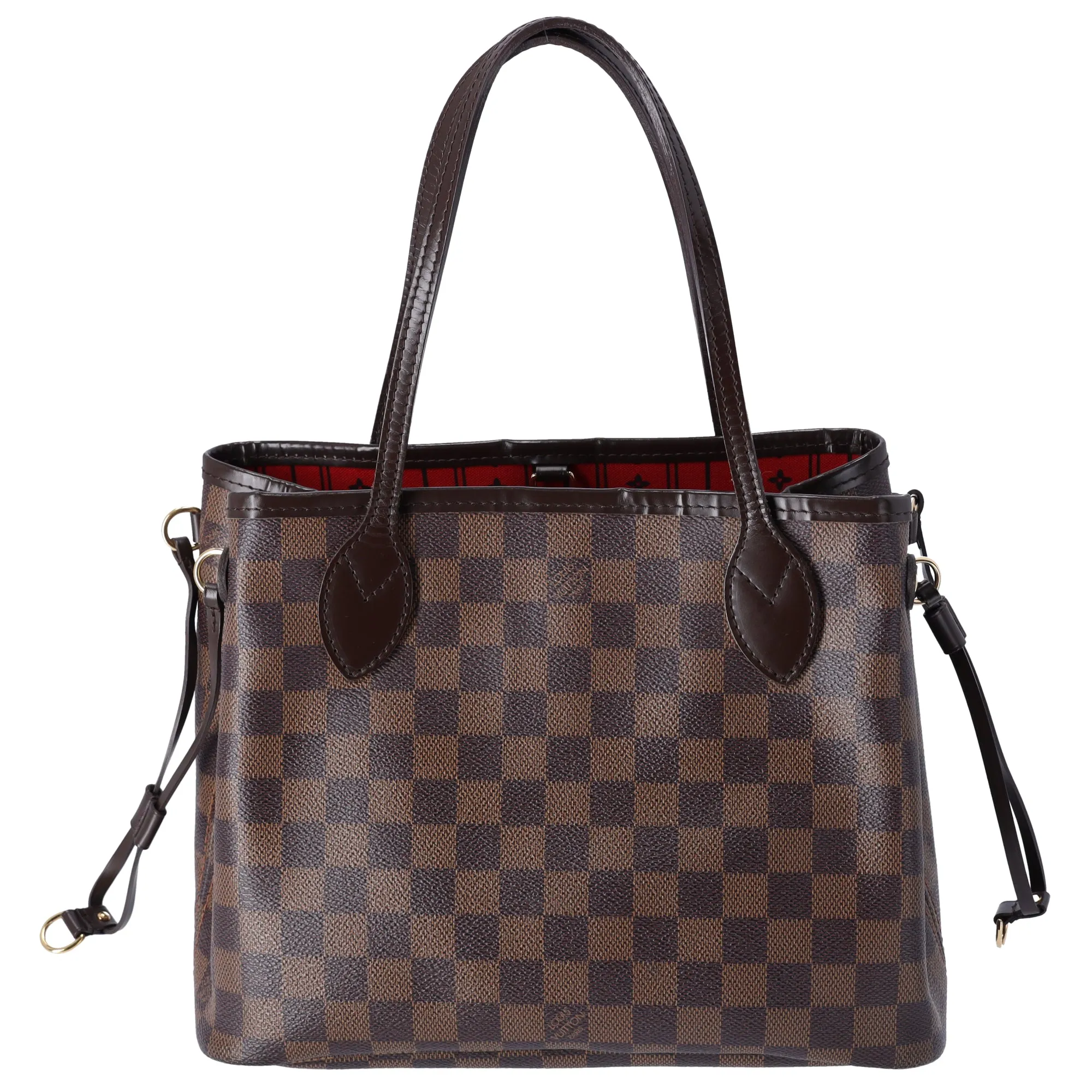 Louis Vuitton Neverfull PM Tote Bag N51109 Ebene Damier Canvas sold by Gaby's Bags product image thumbnail 3