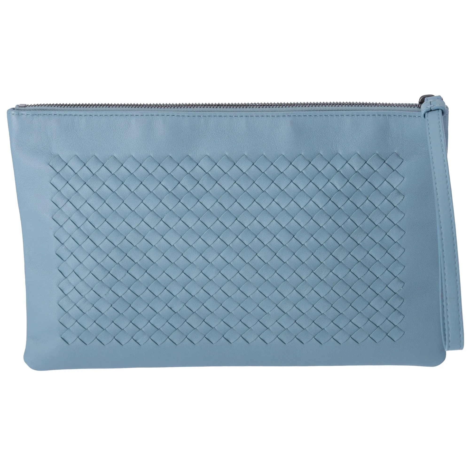 BOTTEGA VENETA Intrecciato Clutch Bag Light Blue Leather Pouch sold by Gaby's Bags product image thumbnail 2