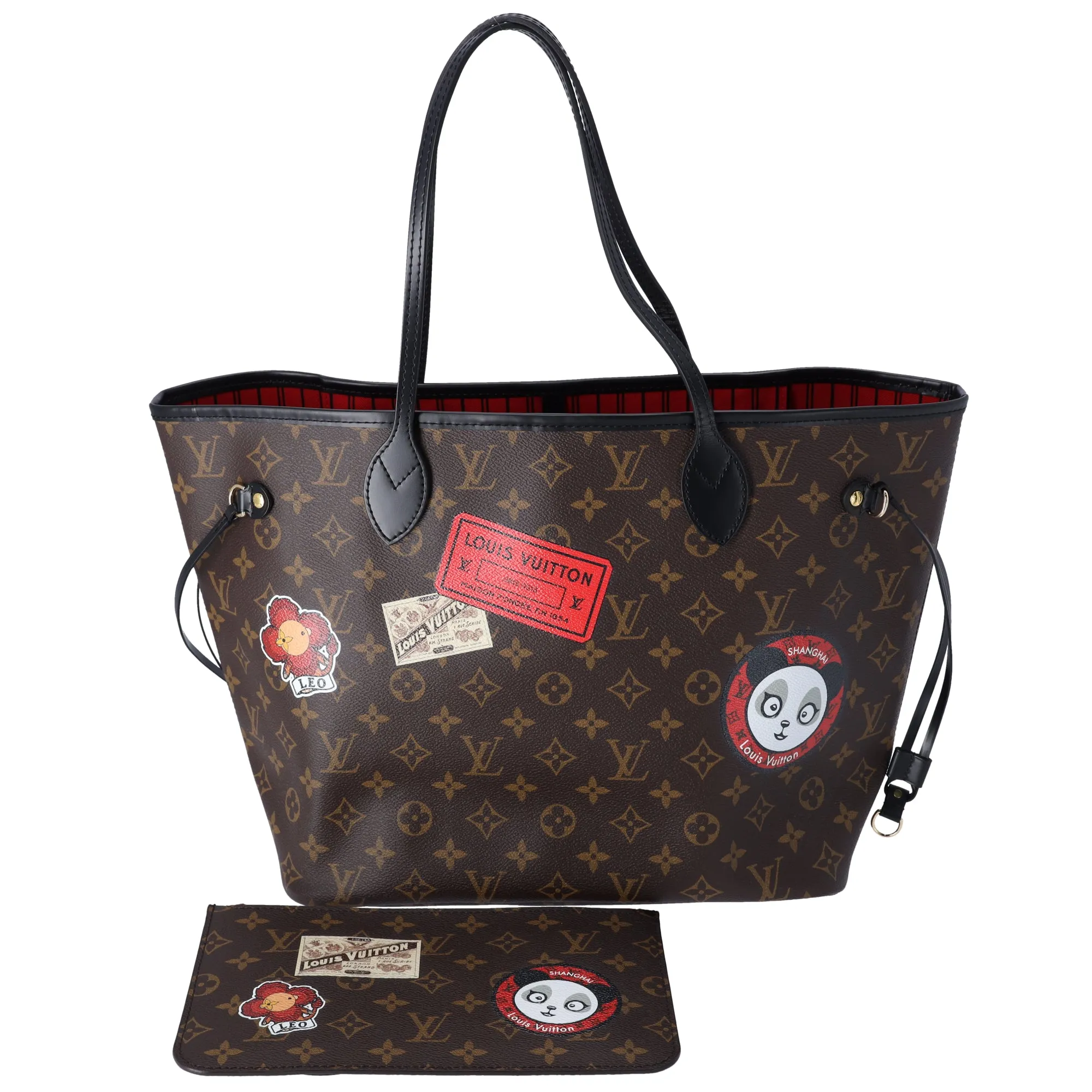 Louis Vuitton Neverfull MM My LV World Tour Monogram Tote Bag P00176 sold by Gaby's Bags