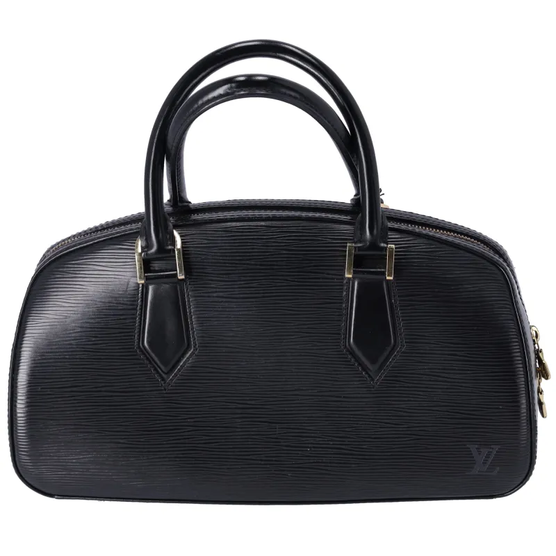 Louis Vuitton Jasmin Epi Handbag M52082 Noir Leather LV Logo sold by Gaby's Bags