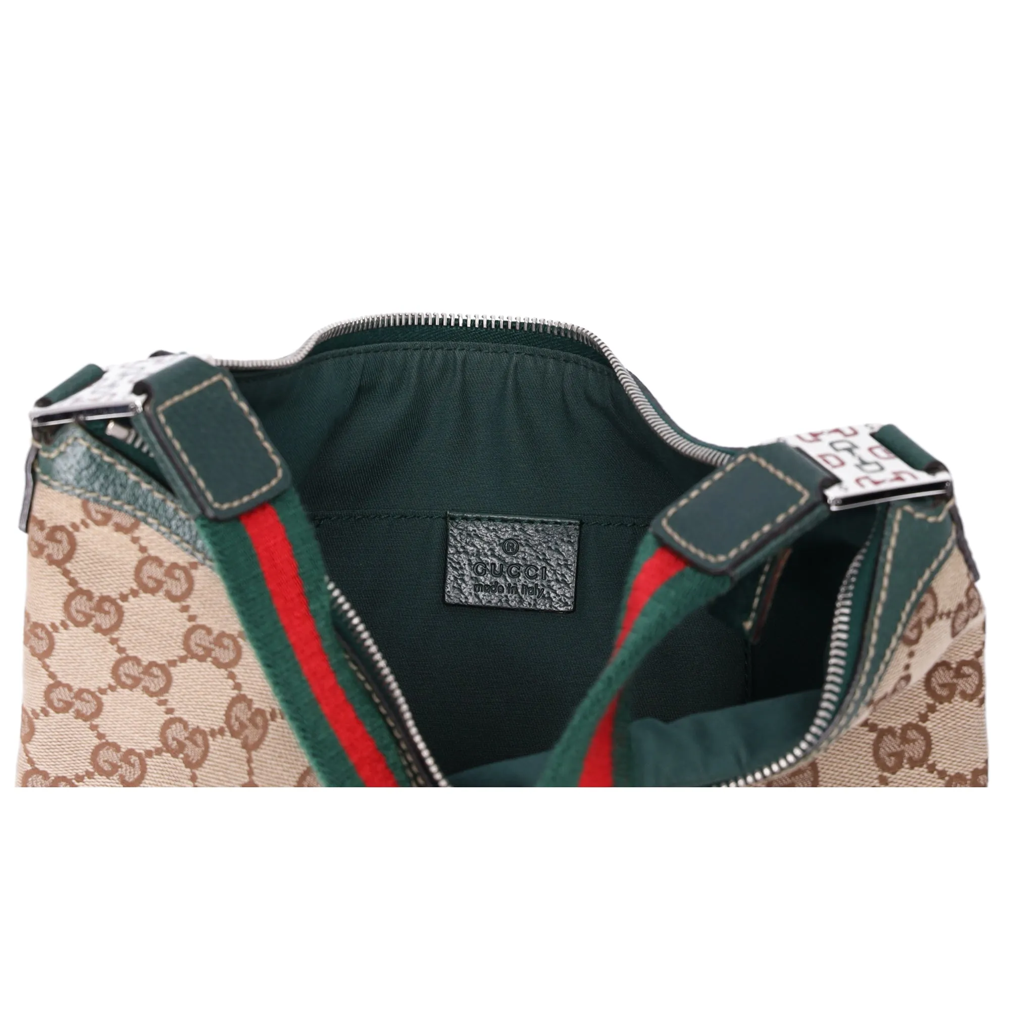 Gucci GG Monogram Small Pop Hobo Brown Green Red Multi sold by Gaby's Bags product image thumbnail 5