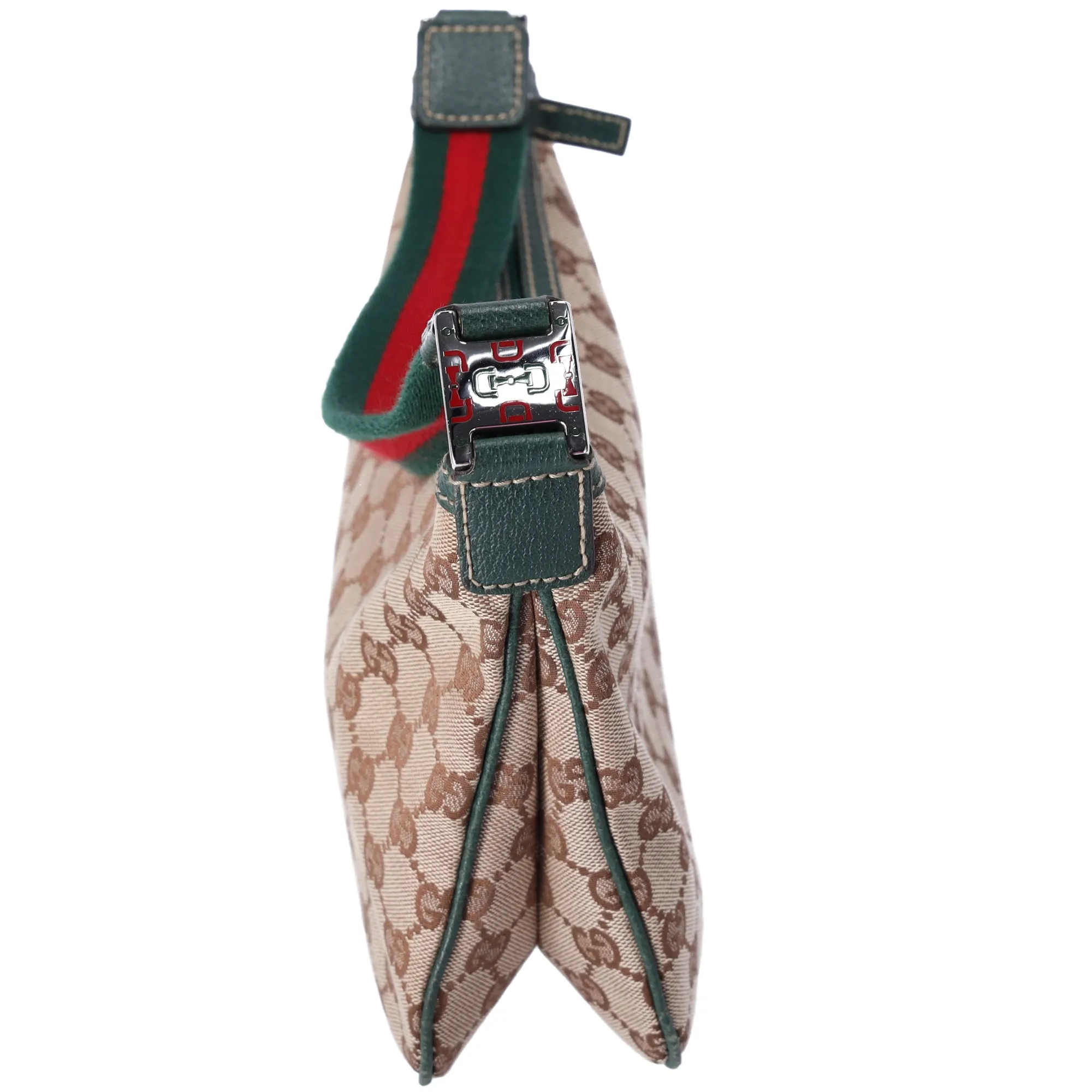 Gucci GG Monogram Small Pop Hobo Brown Green Red Multi sold by Gaby's Bags product image thumbnail 2