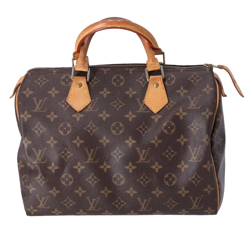Louis Vuitton Speedy 30 Monogram Duffle Handbag M41526 Canvas sold by Gaby's Bags