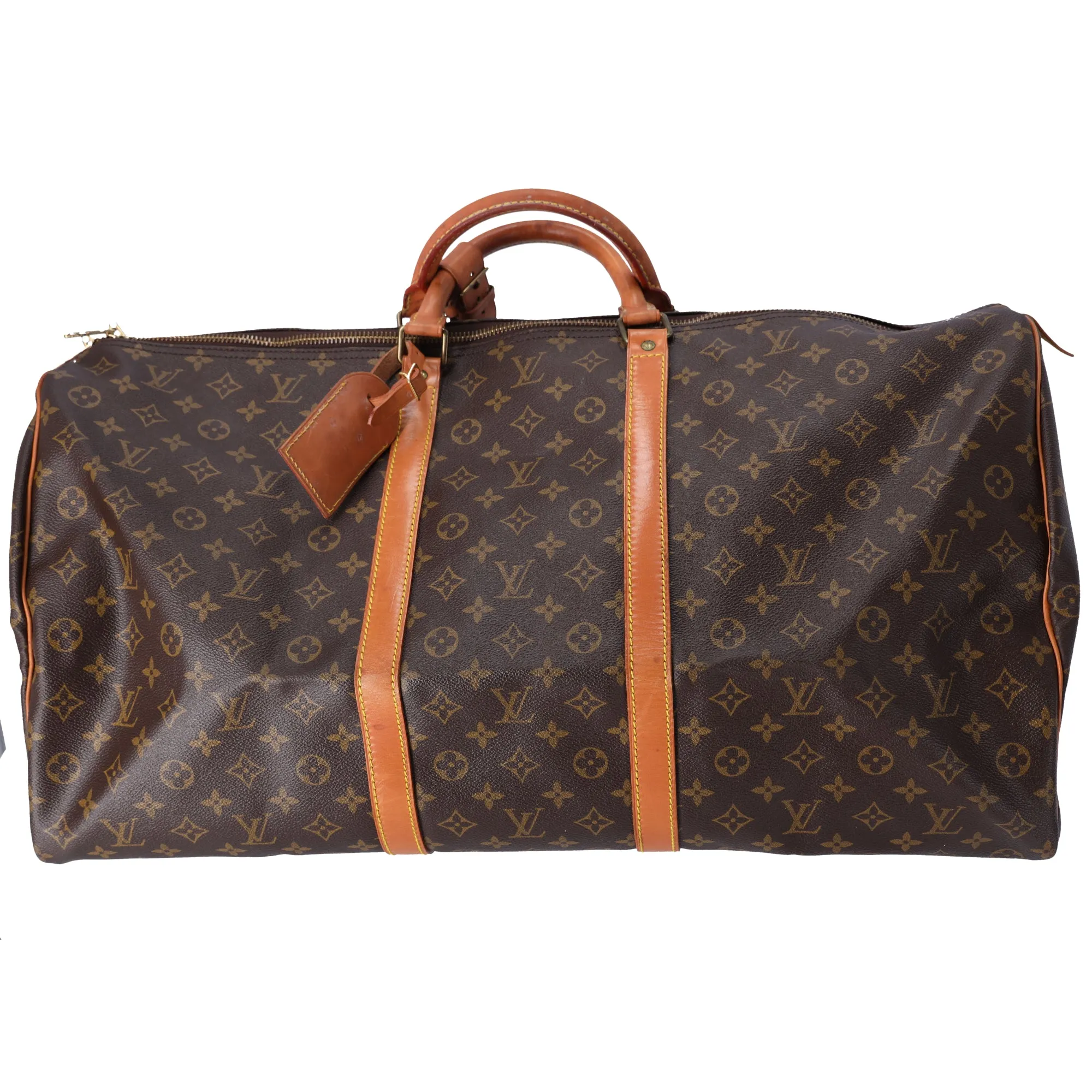 Louis Vuitton Keepall 60 Monogram Duffle Boston Bag M41422 Canvas sold by Gaby's Bags