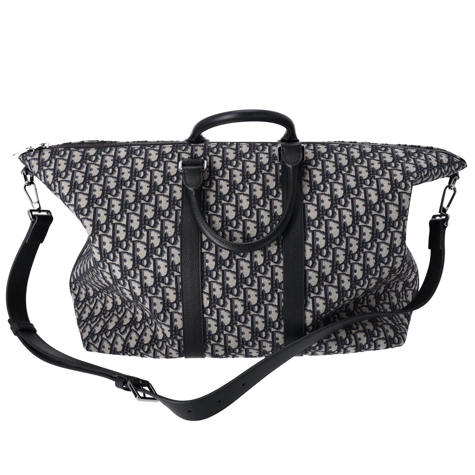 Christian Dior Weekender 40 Boston Bag 1ESDU134YKY Beige Navy Black sold by Gaby's Bags product image thumbnail 3