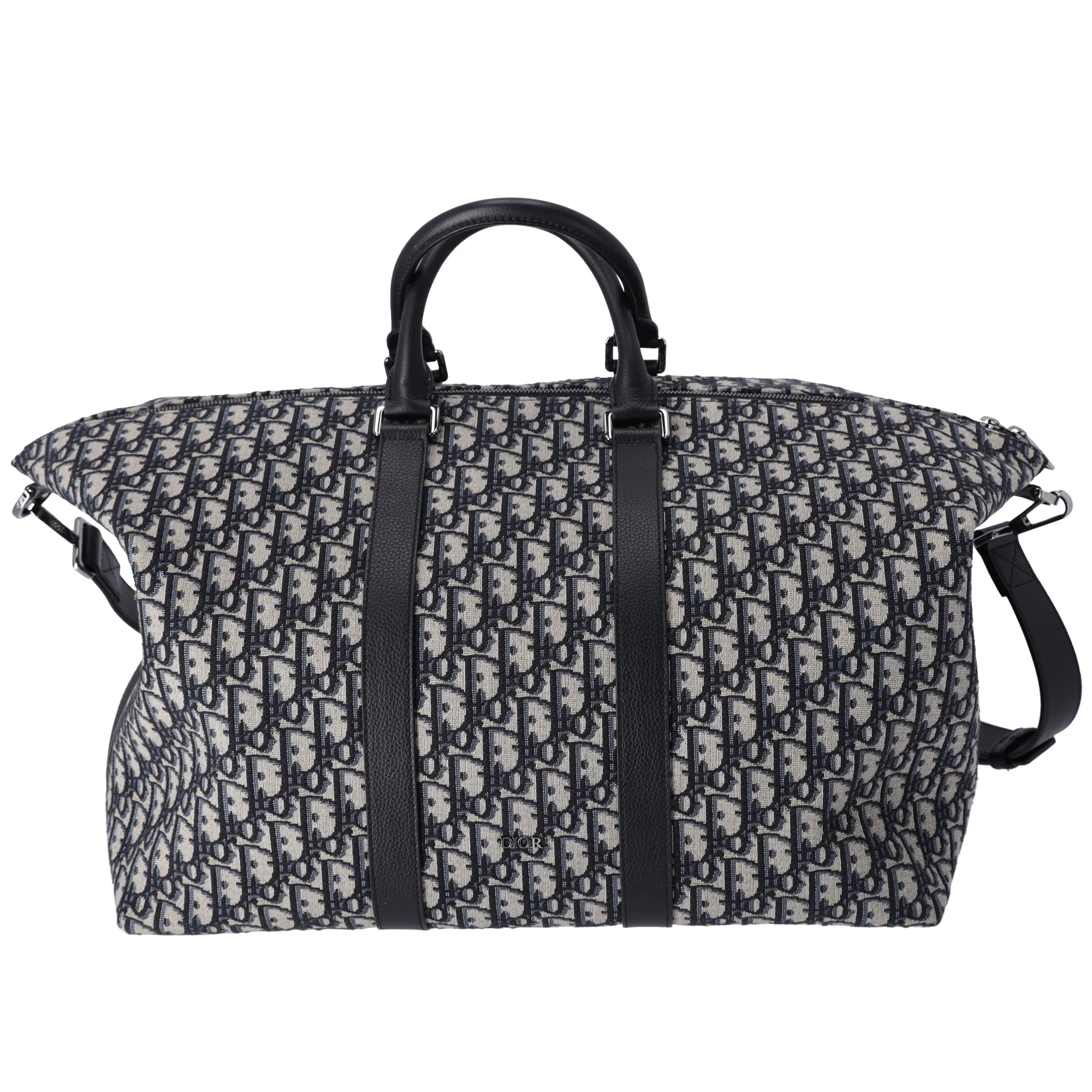Christian Dior Weekender 40 Boston Bag 1ESDU134YKY Beige Navy Black sold by Gaby's Bags