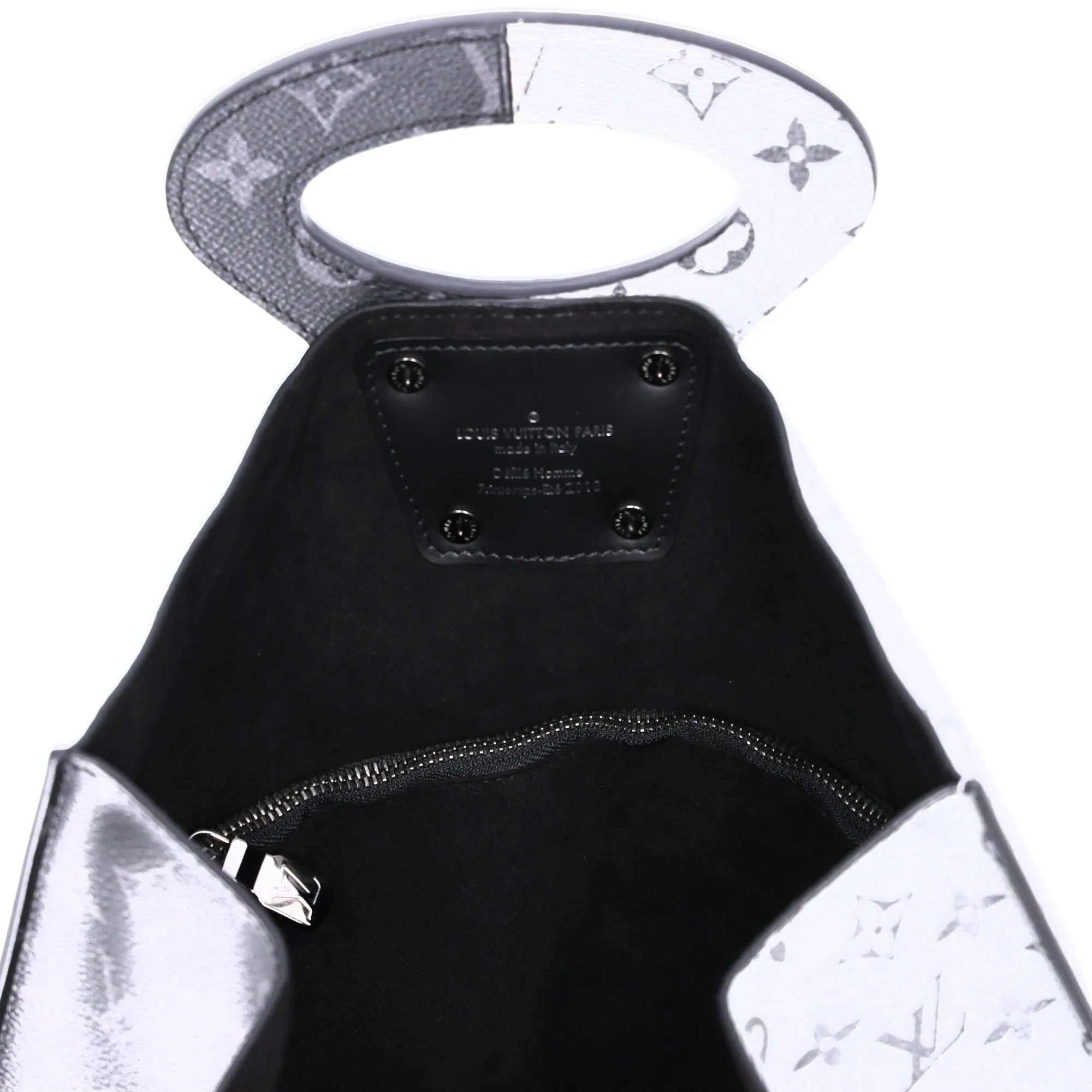 Louis Vuitton Monogram Eclipse Split Tote Bag M43816 Black Gray sold by Gaby's Bags product image thumbnail 4