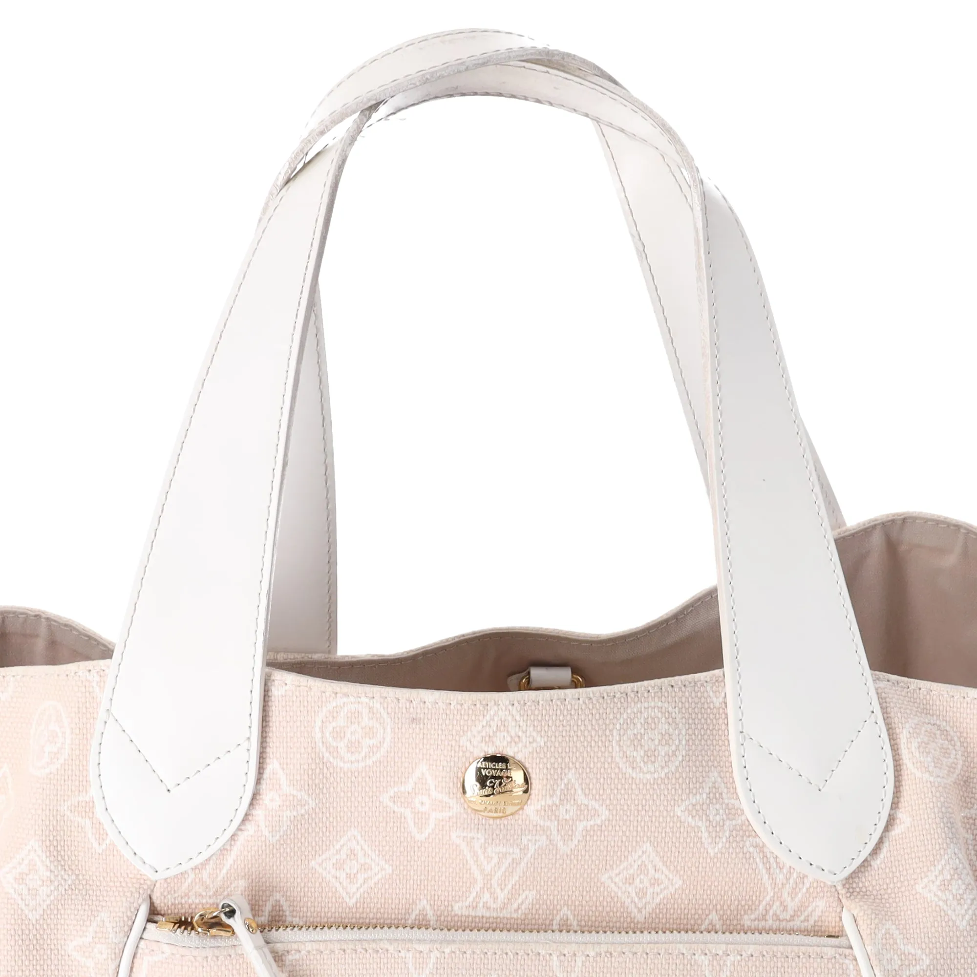 Louis Vuitton Cabas Ipanema GM LV Monogram Tote + Pouch Beige sold by Gaby's Bags product image thumbnail 4