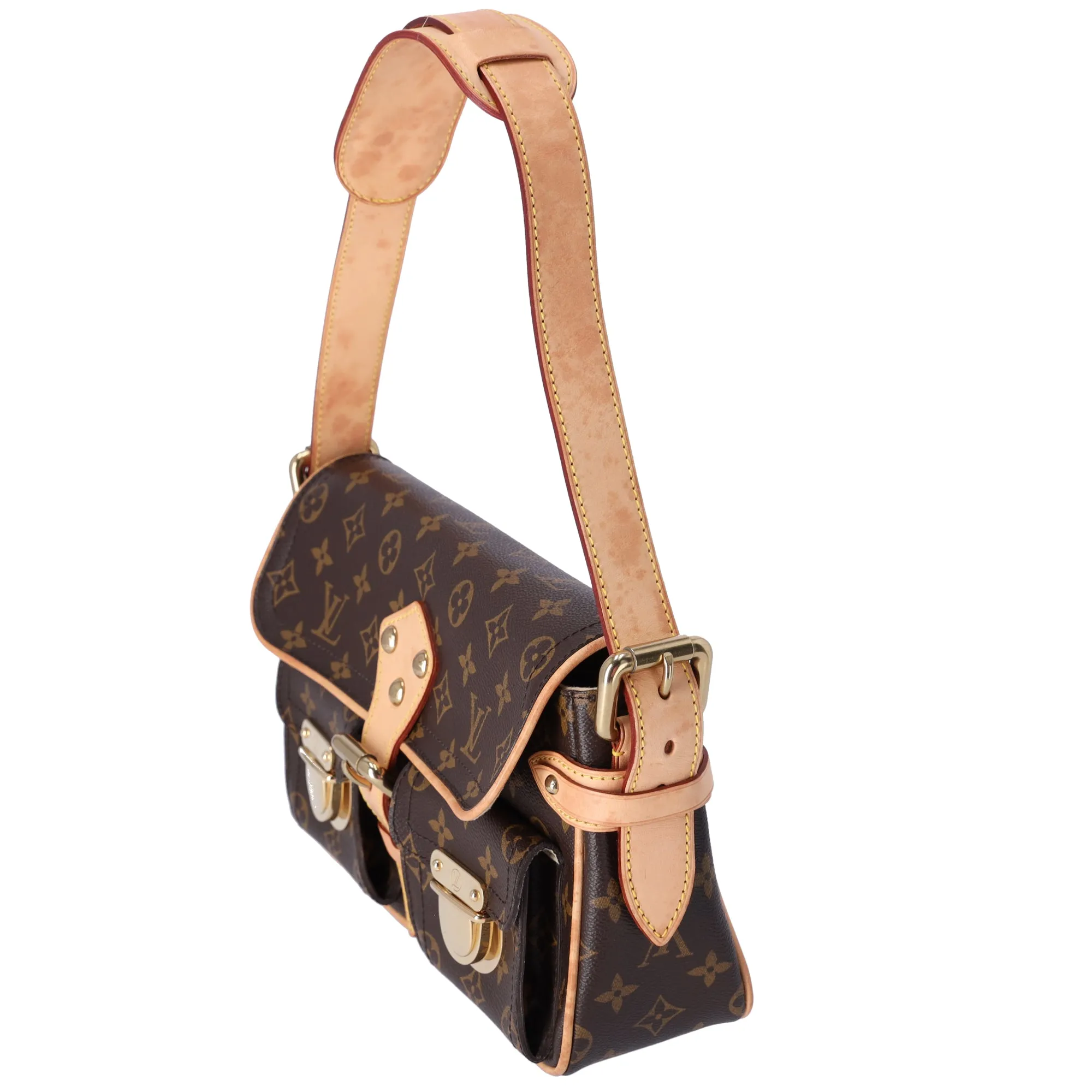Louis Vuitton Hudson PM Monogram Shoulder Bag M40027 Canvas sold by Gaby's Bags product image thumbnail 2