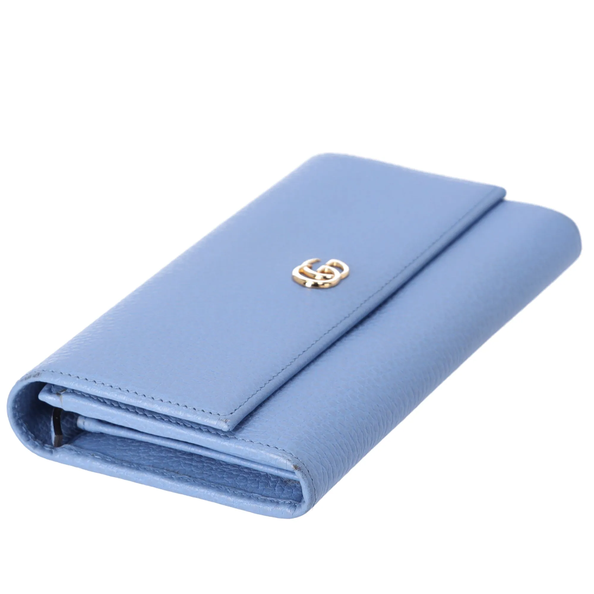 GUCCI GG Marmont Long Wallet 456116 Blue Leather sold by Gaby's Bags product image thumbnail 5