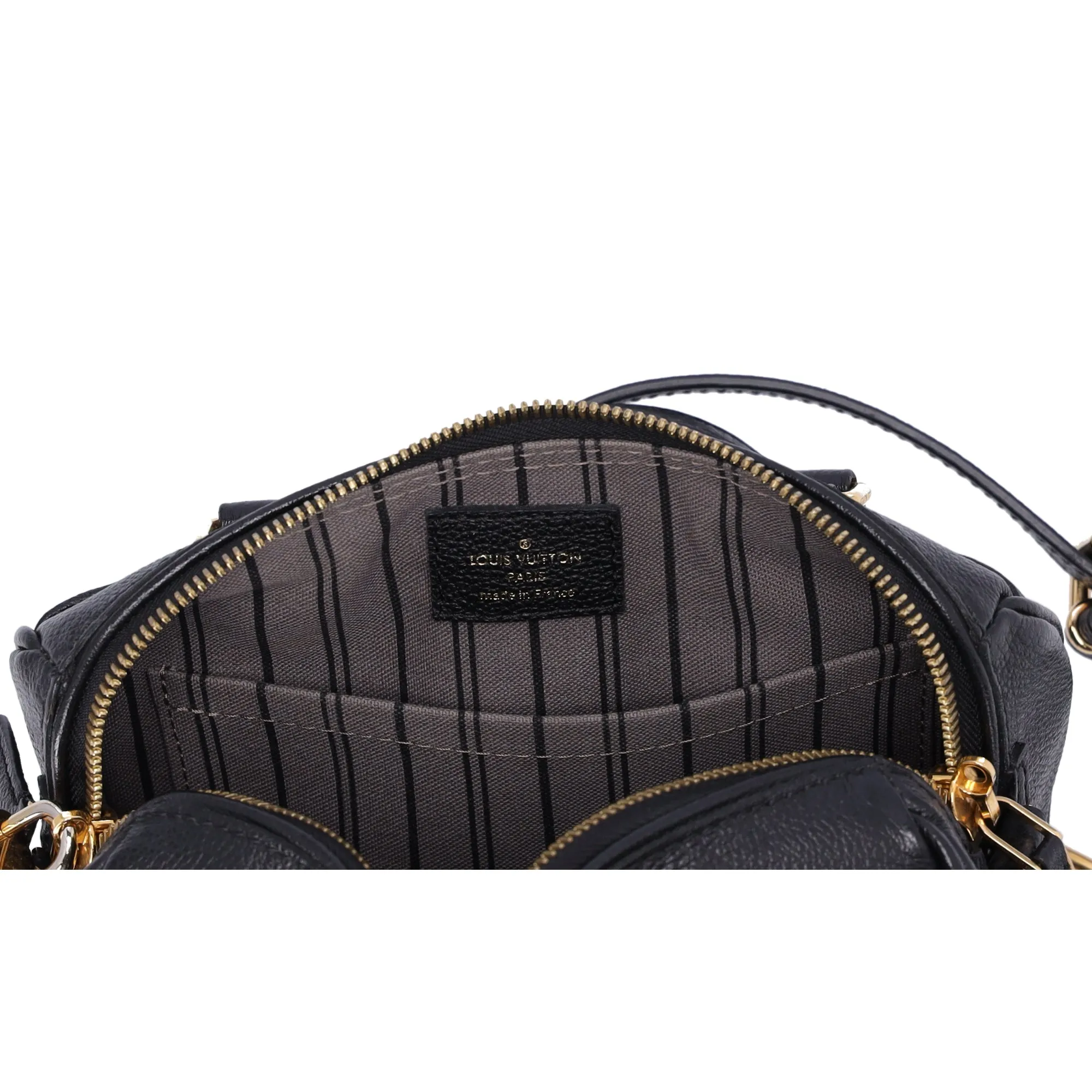 Louis Vuitton Speedy Bandouliere 20 Monogram Empreinte Handbag M42397 Black sold by Gaby's Bags product image thumbnail 5