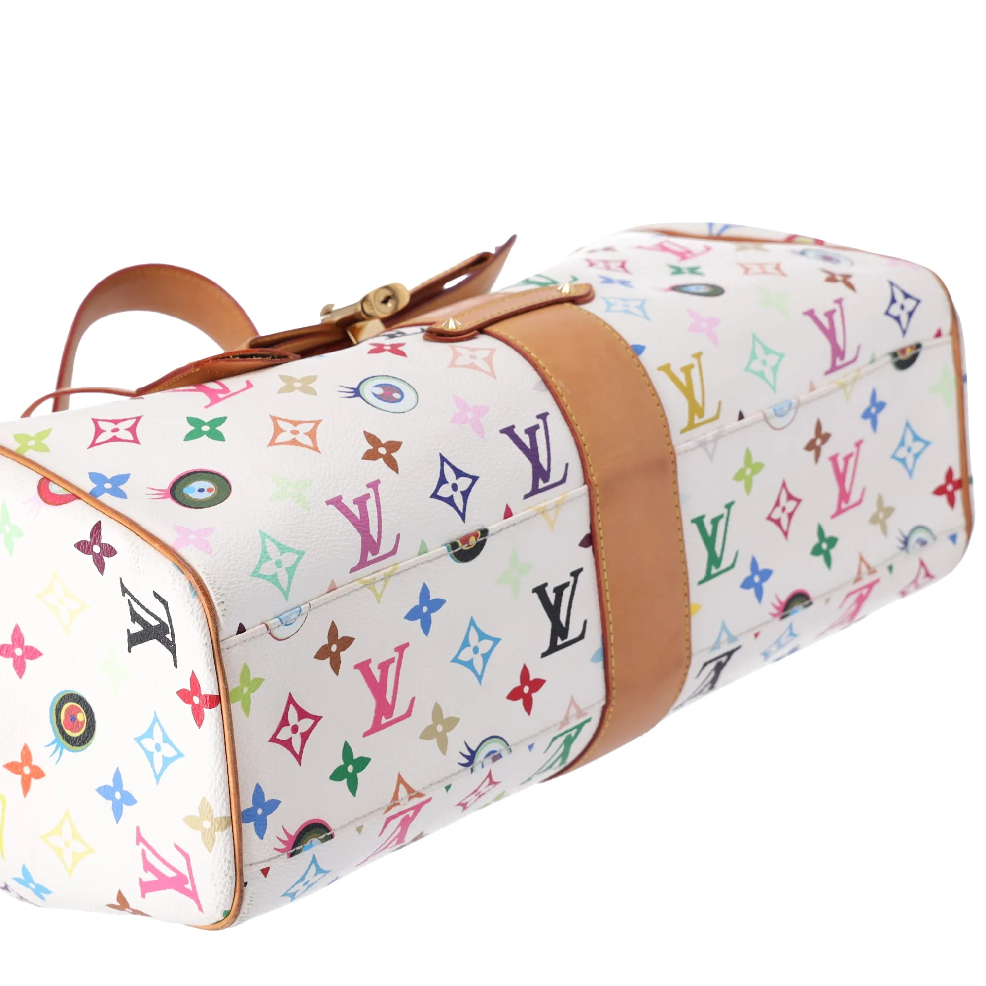 Louis Vuitton x Murakami Sac Retro GM Eye Love Monogram Handbag M92053 Blanc sold by Gaby's Bags product image thumbnail 5