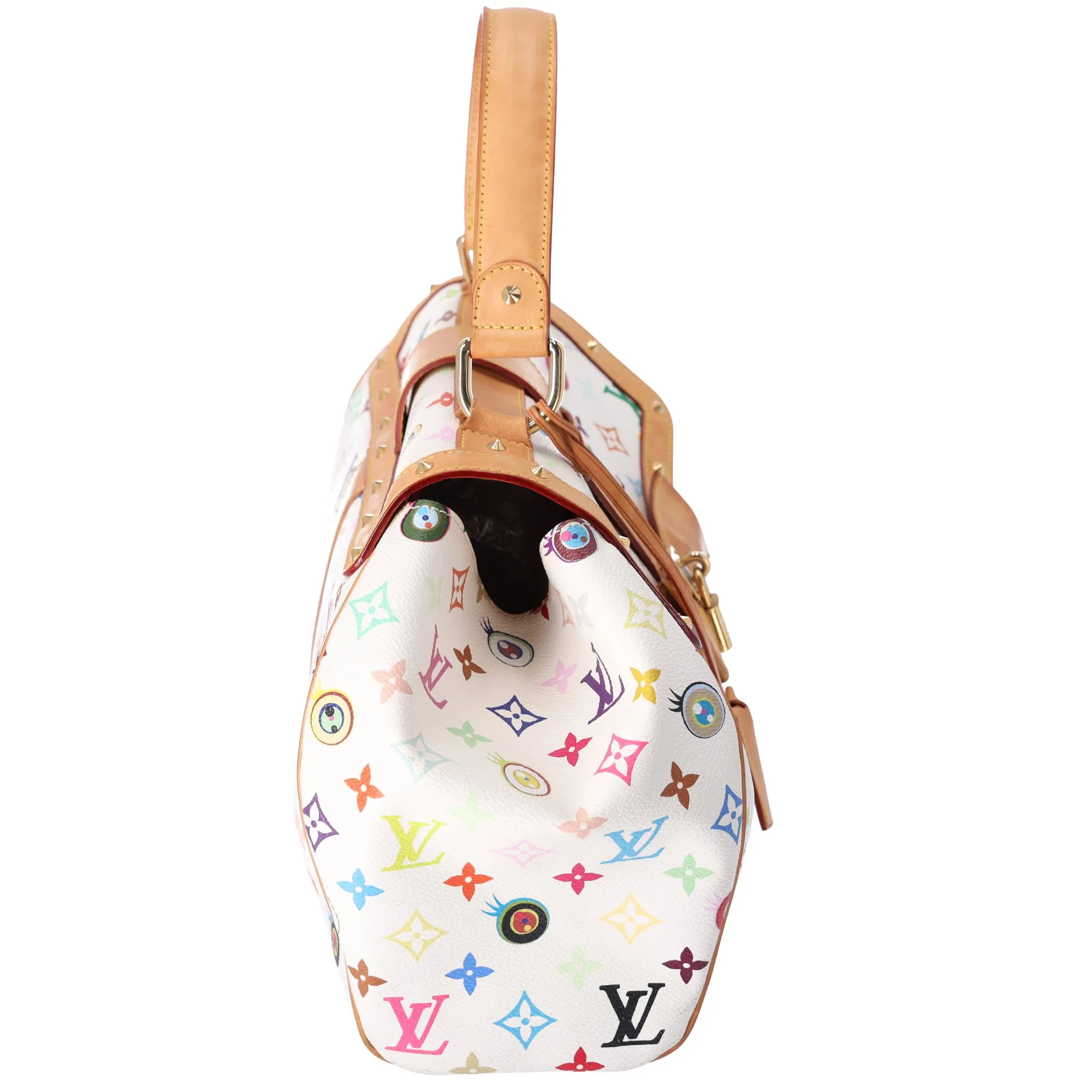Louis Vuitton x Murakami Sac Retro GM Eye Love Monogram Handbag M92053 Blanc sold by Gaby's Bags product image thumbnail 2