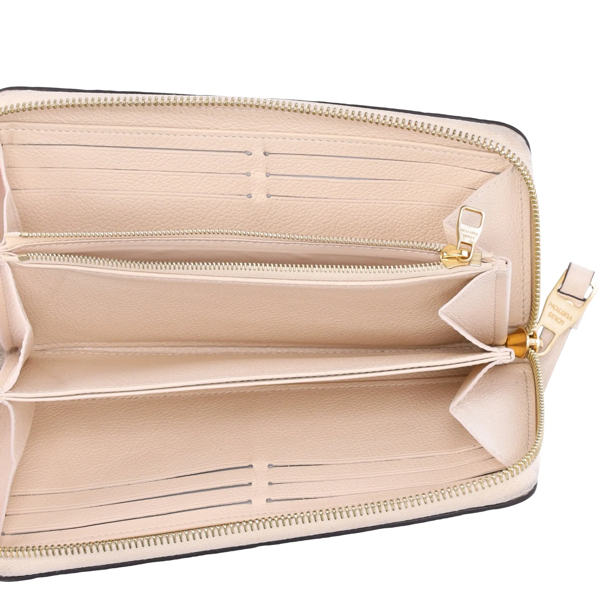 Louis Vuitton Zippy Wallet Monogram Empreinte Long Wallet M82212 Creme sold by Gaby's Bags product image thumbnail 4