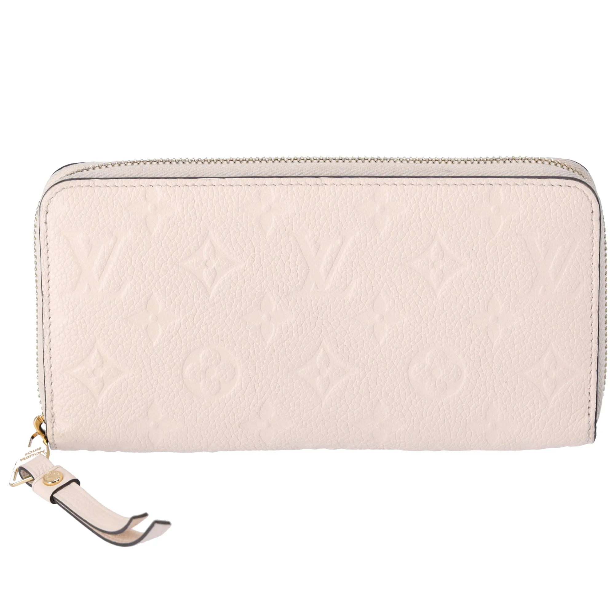 Louis Vuitton Zippy Wallet Monogram Empreinte Long Wallet M82212 Creme sold by Gaby's Bags