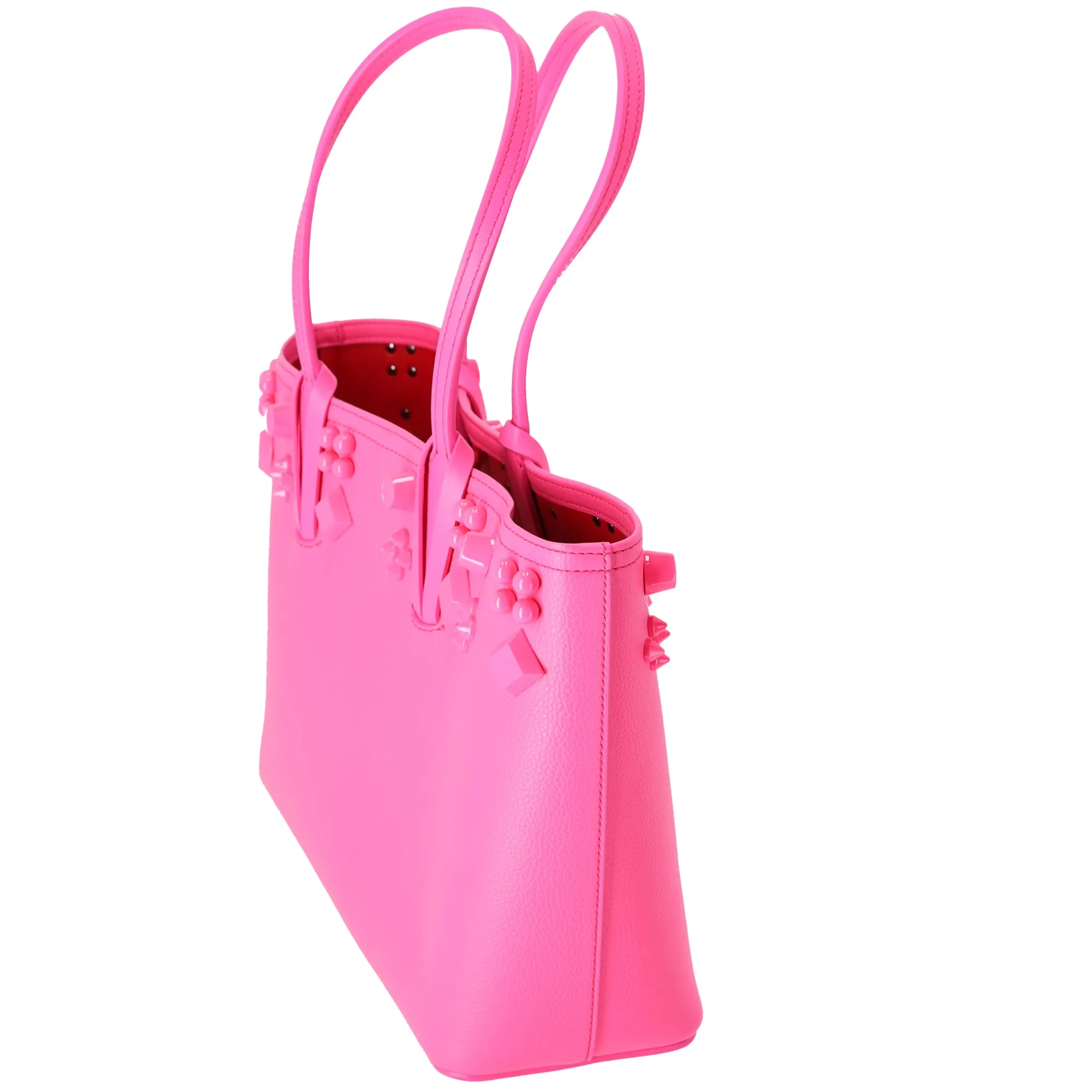 Christian Louboutin Cabata Small Tote Bag Neon Pink Leather sold by Gaby's Bags product image thumbnail 2