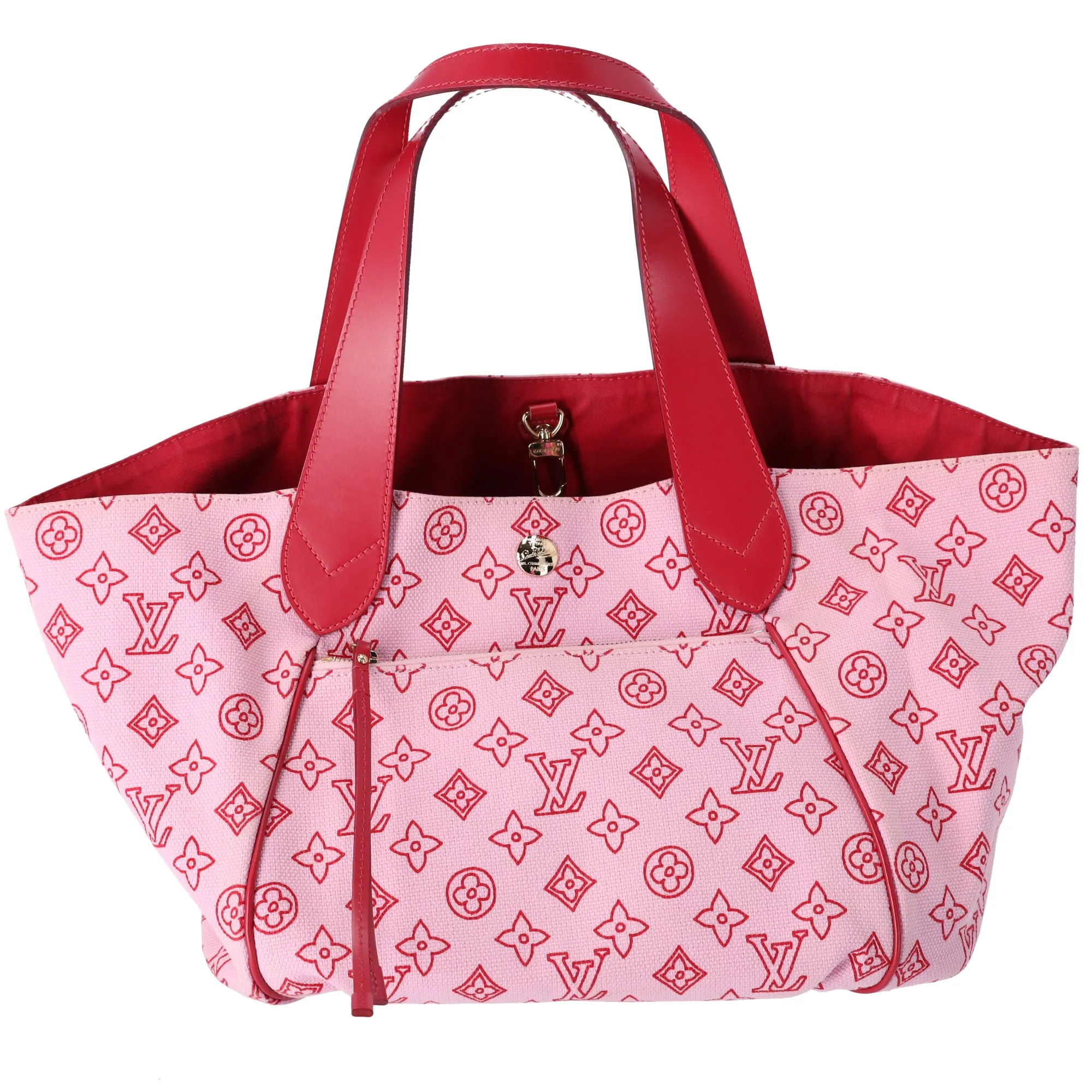 Louis Vuitton Cabas Ipanema PM Beach Line Tote Bag M95984 Rose Canvas sold by Gaby's Bags product image thumbnail 2