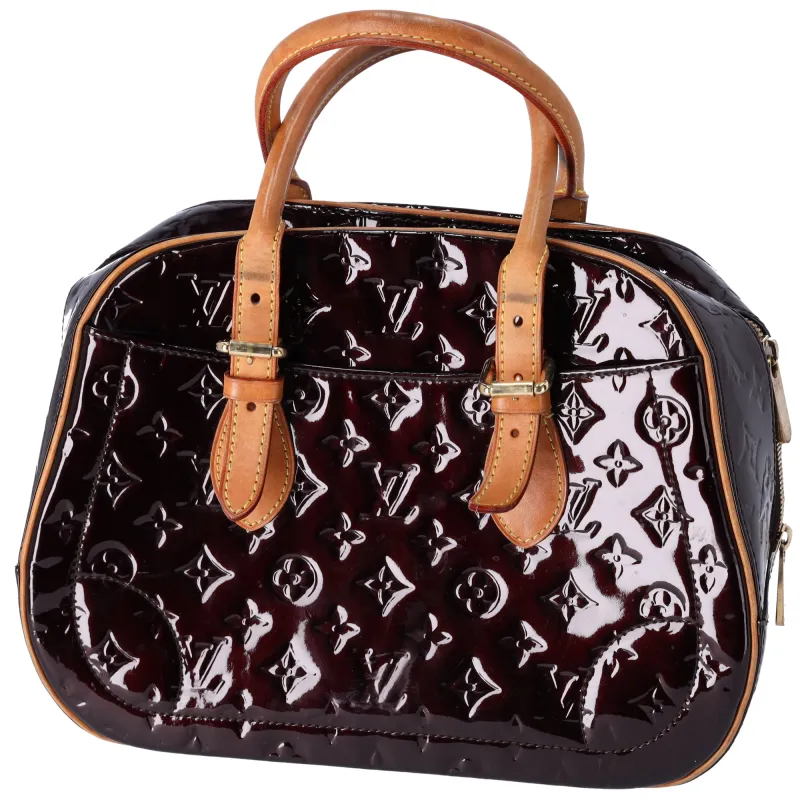 Louis Vuitton Summit Drive Monogram Vernis Handbag M93516 Amarante sold by Gaby's Bags