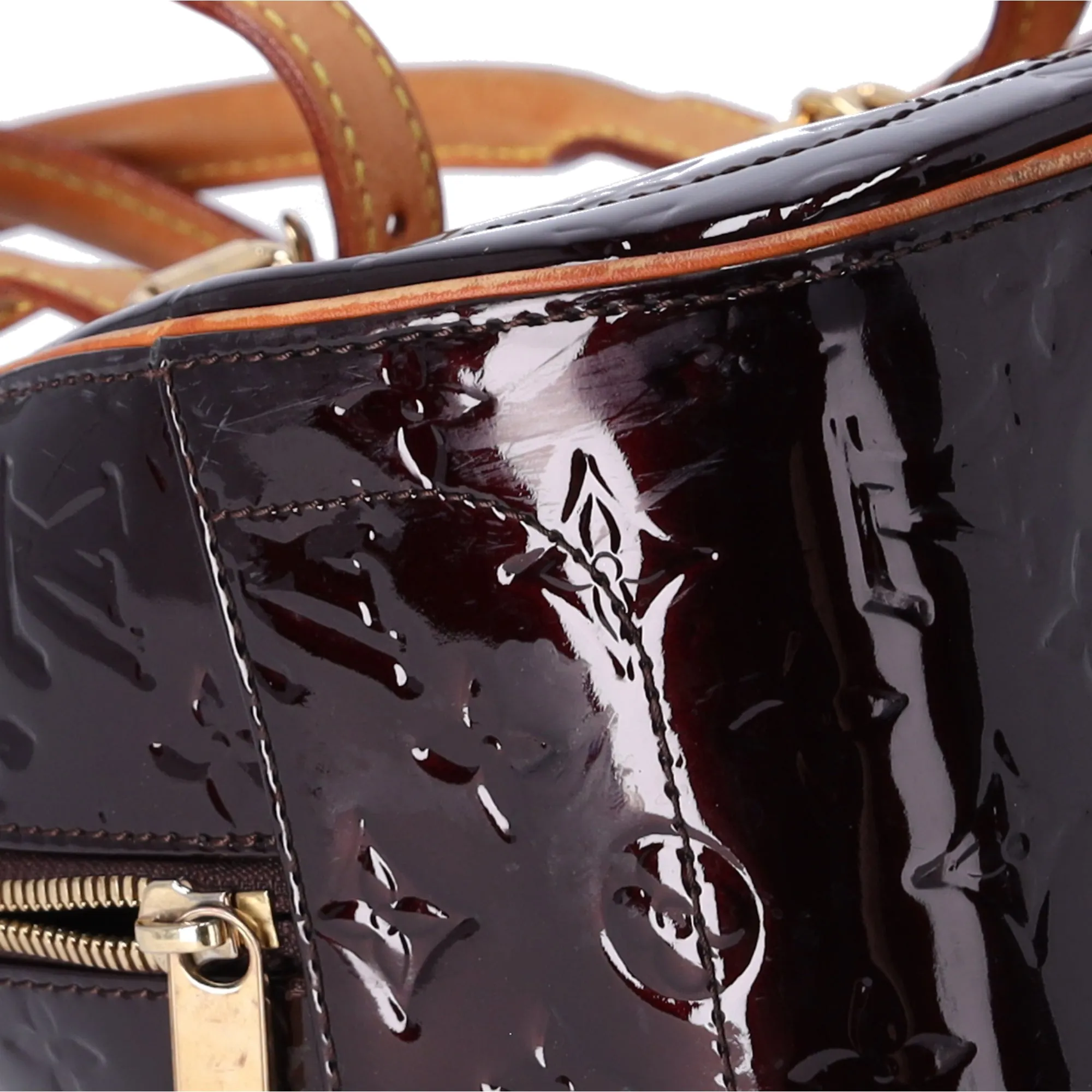 Louis Vuitton Summit Drive Monogram Vernis Handbag M93516 Amarante sold by Gaby's Bags product image thumbnail 5