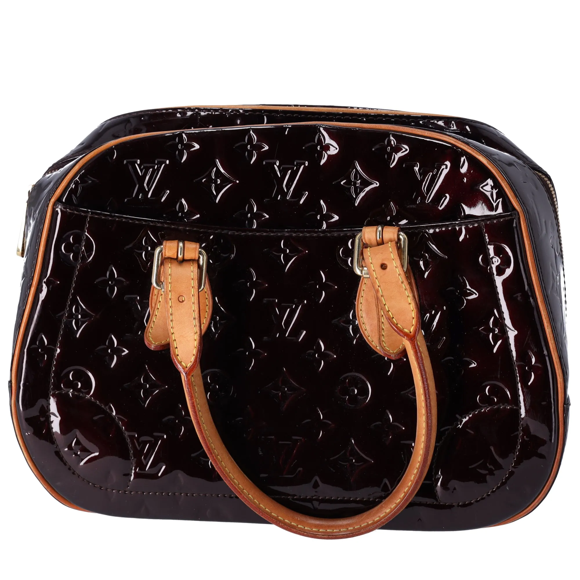 Louis Vuitton Summit Drive Monogram Vernis Handbag M93516 Amarante sold by Gaby's Bags product image thumbnail 3