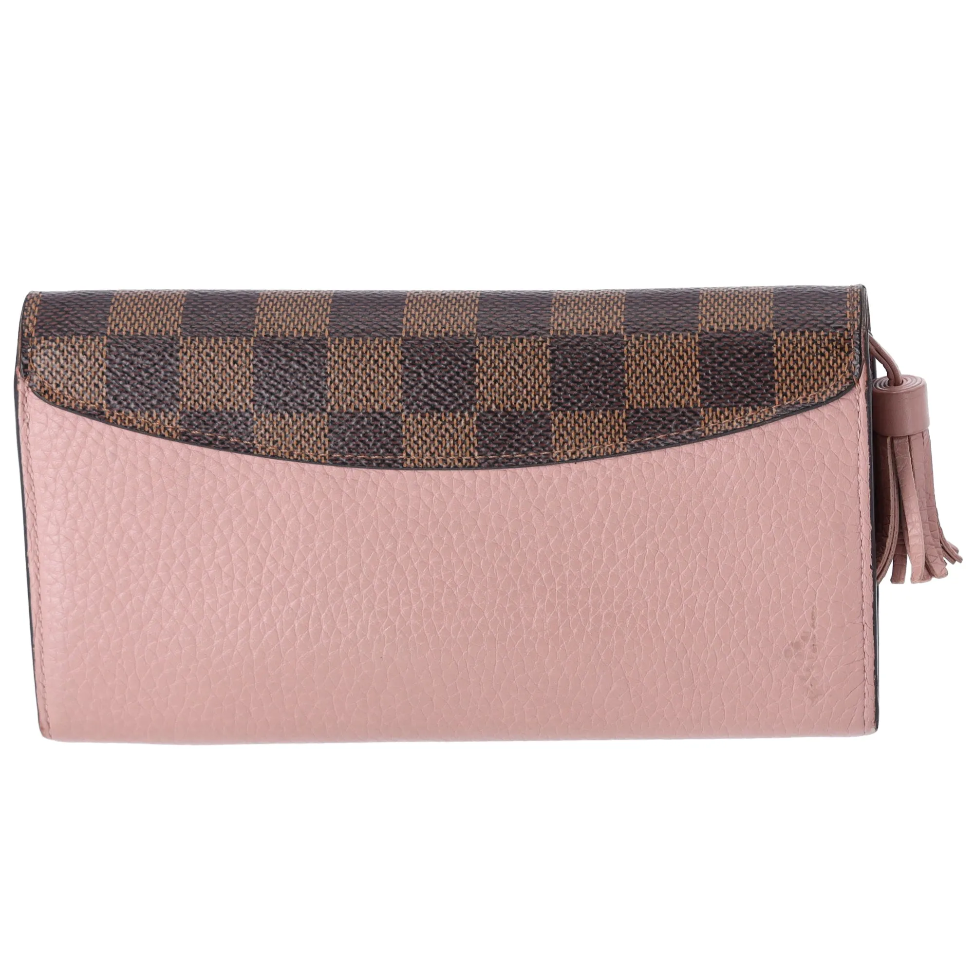 Louis Vuitton Croisette Damier Ebene Long Wallet N60215 Magnolia Pink sold by Gaby's Bags product image thumbnail 2