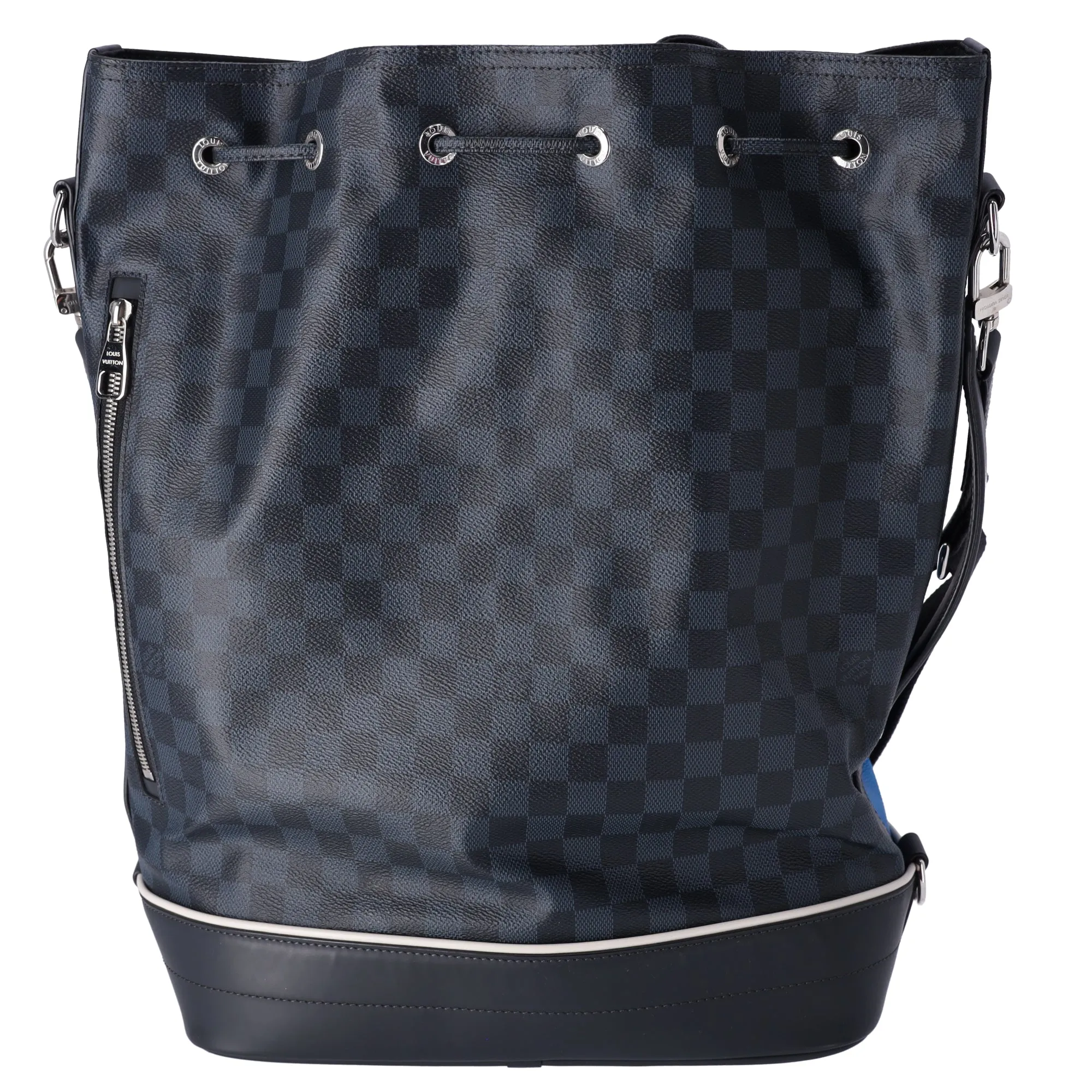 Louis Vuitton 2017 America's Cup Damier Cobalt Noe Marin Bucket Bag Tote sold by Gaby's Bags product image thumbnail 3